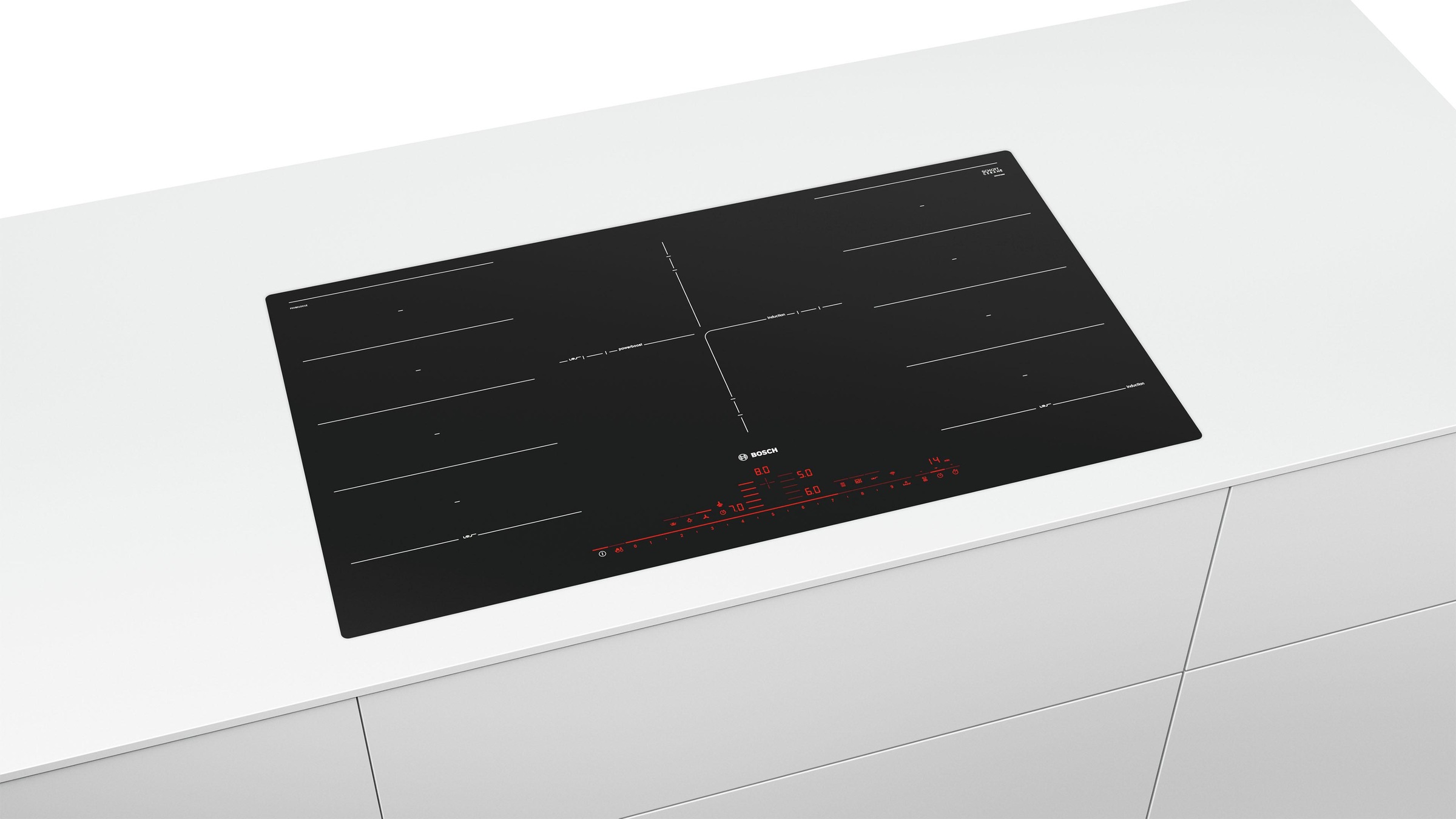 BOSCH Flex-Induktions-Kochfeld von SCHOTT CERAN® »PXV901DV1E«, mit PerfectFry-Bratsensor