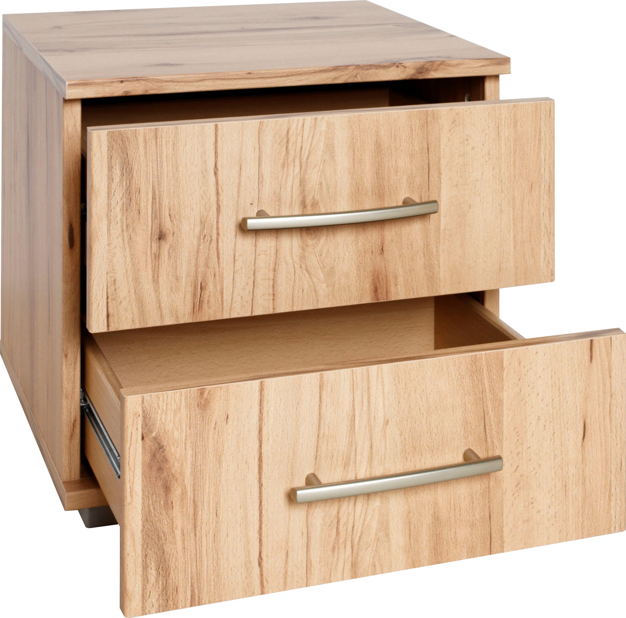 priess Nachtkonsole »Husum Nachtkonsole in premium Qualität Schlafzimmer Schrank«, mit 2 Schubkästen Nachtschrank Beistellschrank Nachtschränkchen