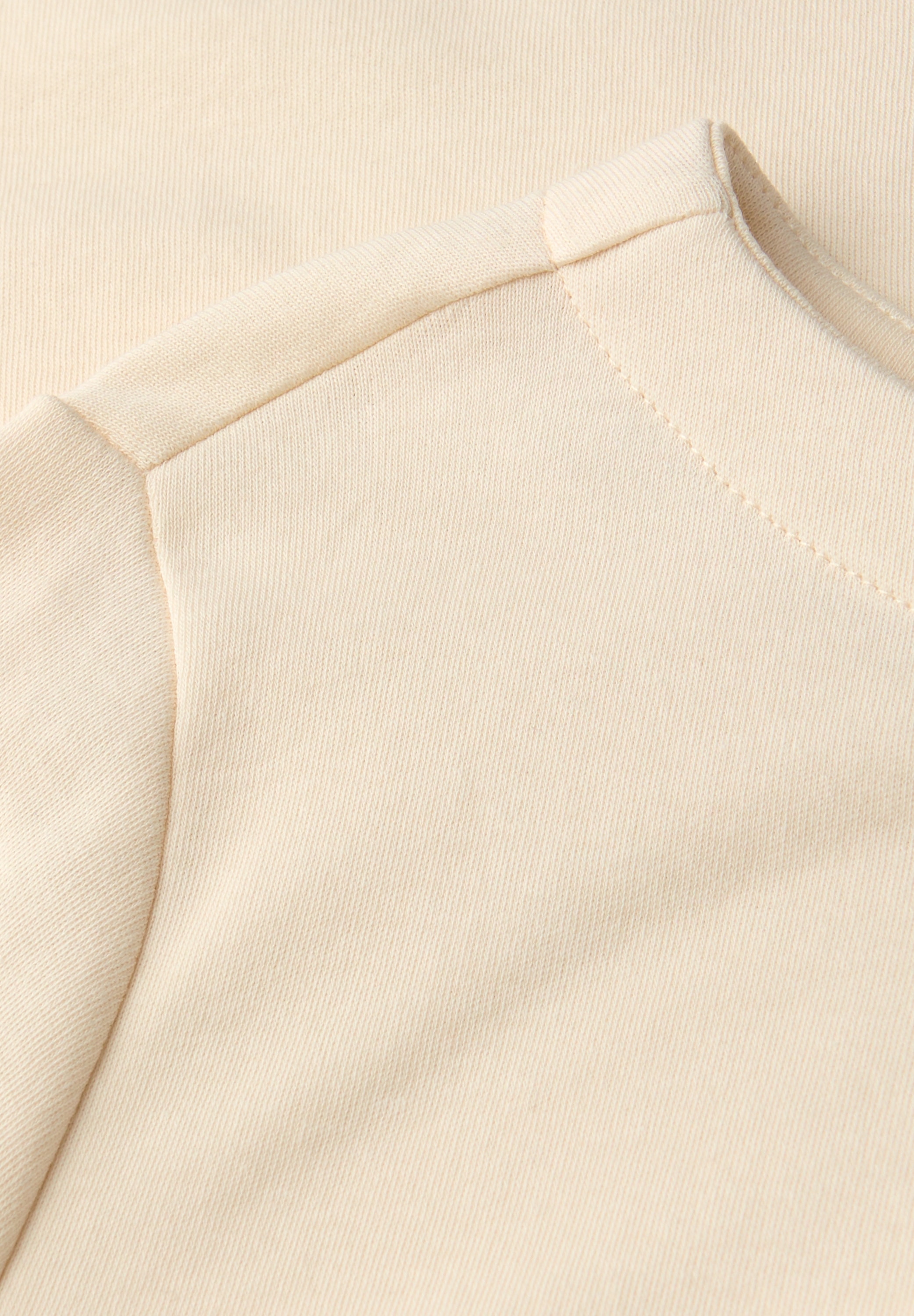 STREET ONE Langarmshirt mit Print, Wording Print im Leo-Look