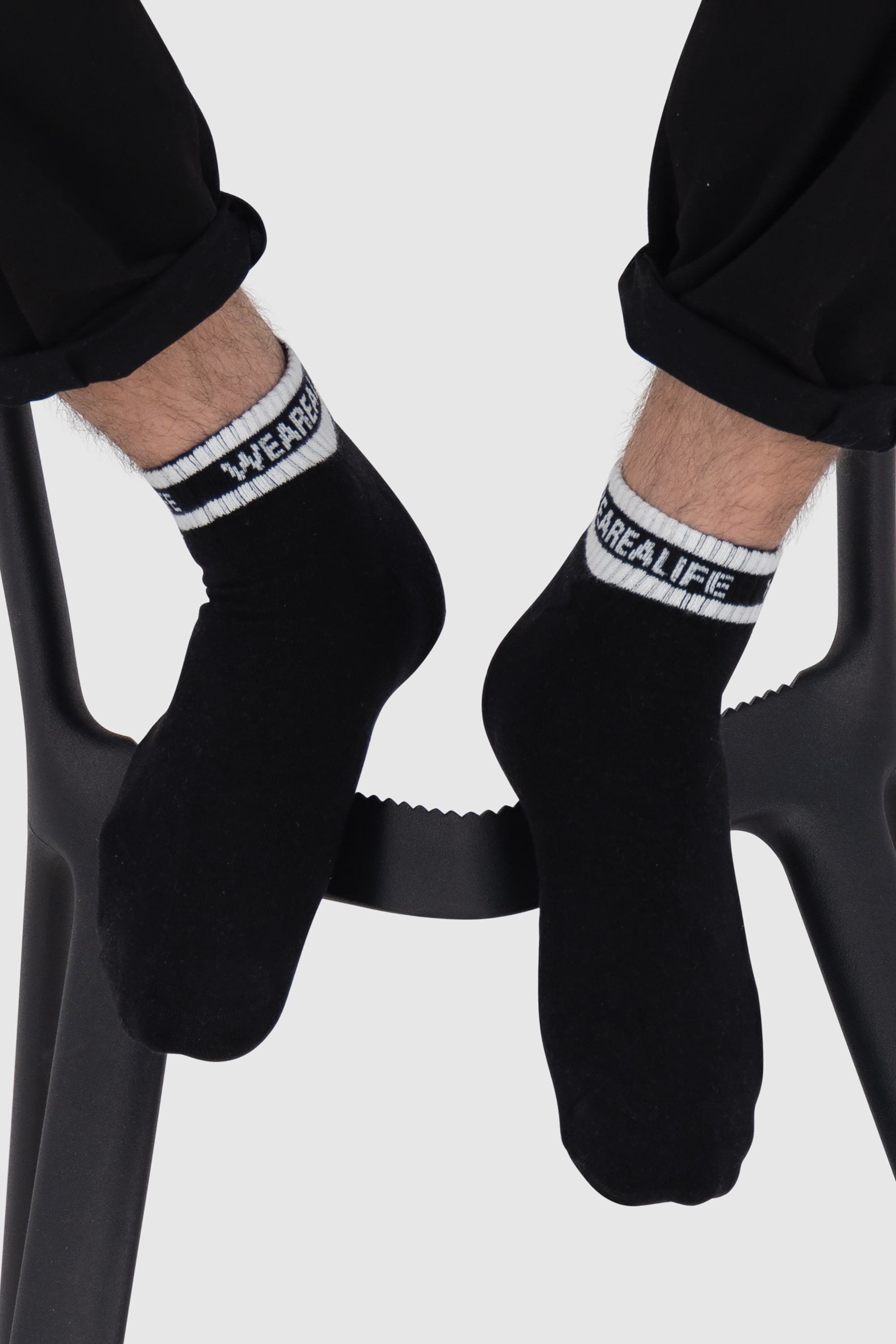 Alife & Kickin Socken kurze sportliche Socken mit Steifen, aus Baumwolle mit weichem Bund