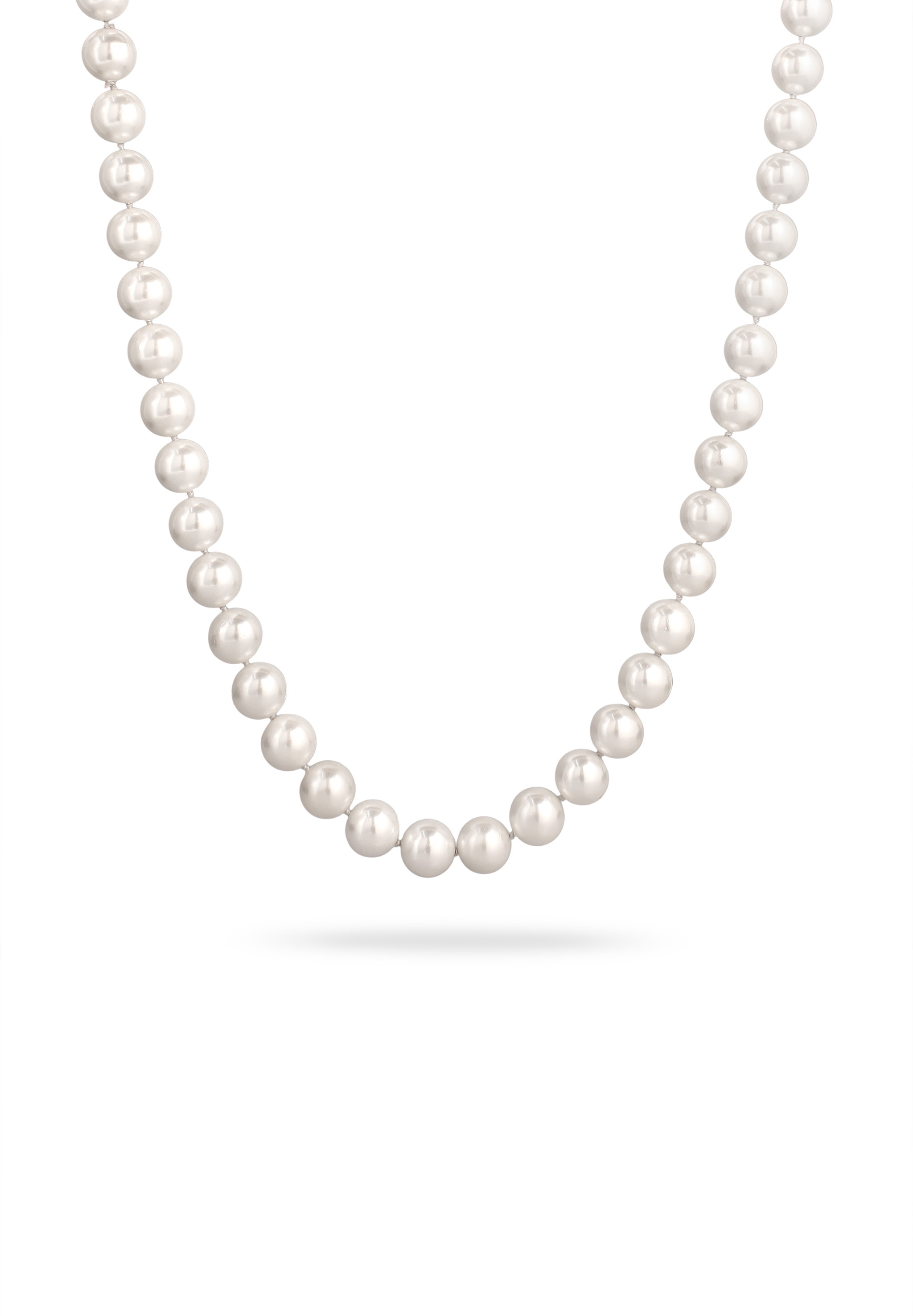 Elli Premium Lange Kette »Halskette Lang mit Muschelkernperlen Weiß«