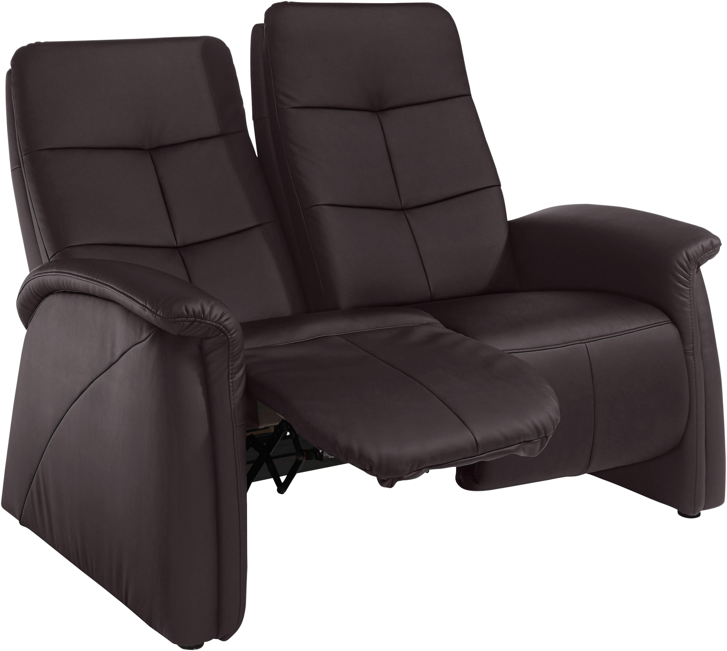 exxpo - sofa fashion Sofa »Tivoli, Kinosofa, bequem und komfortabel durch die Relaxfunktion« (2-sitzig), schmale Armlehnen