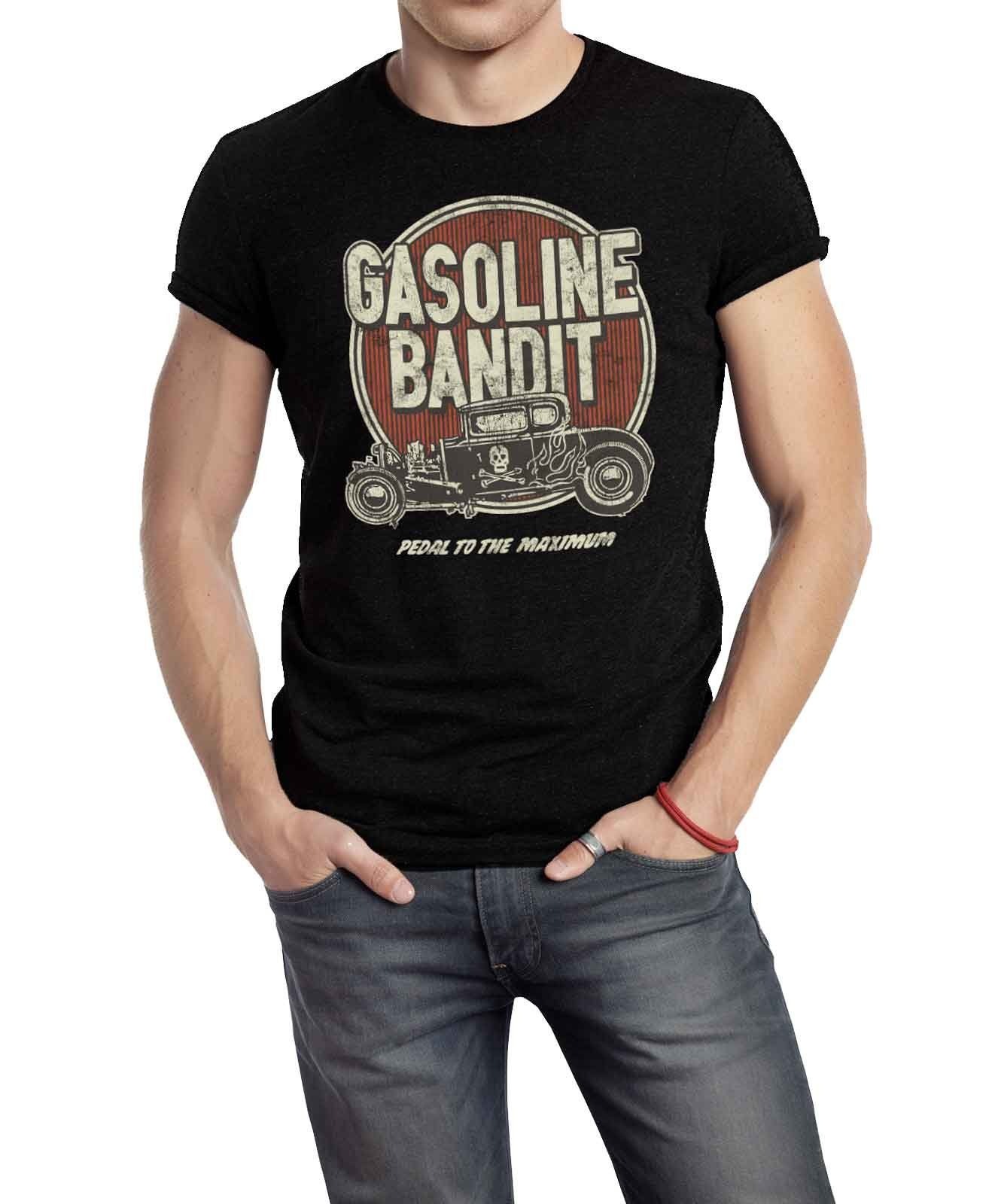 GASOLINE BANDIT® T-Shirt mit lässigem Front-Print