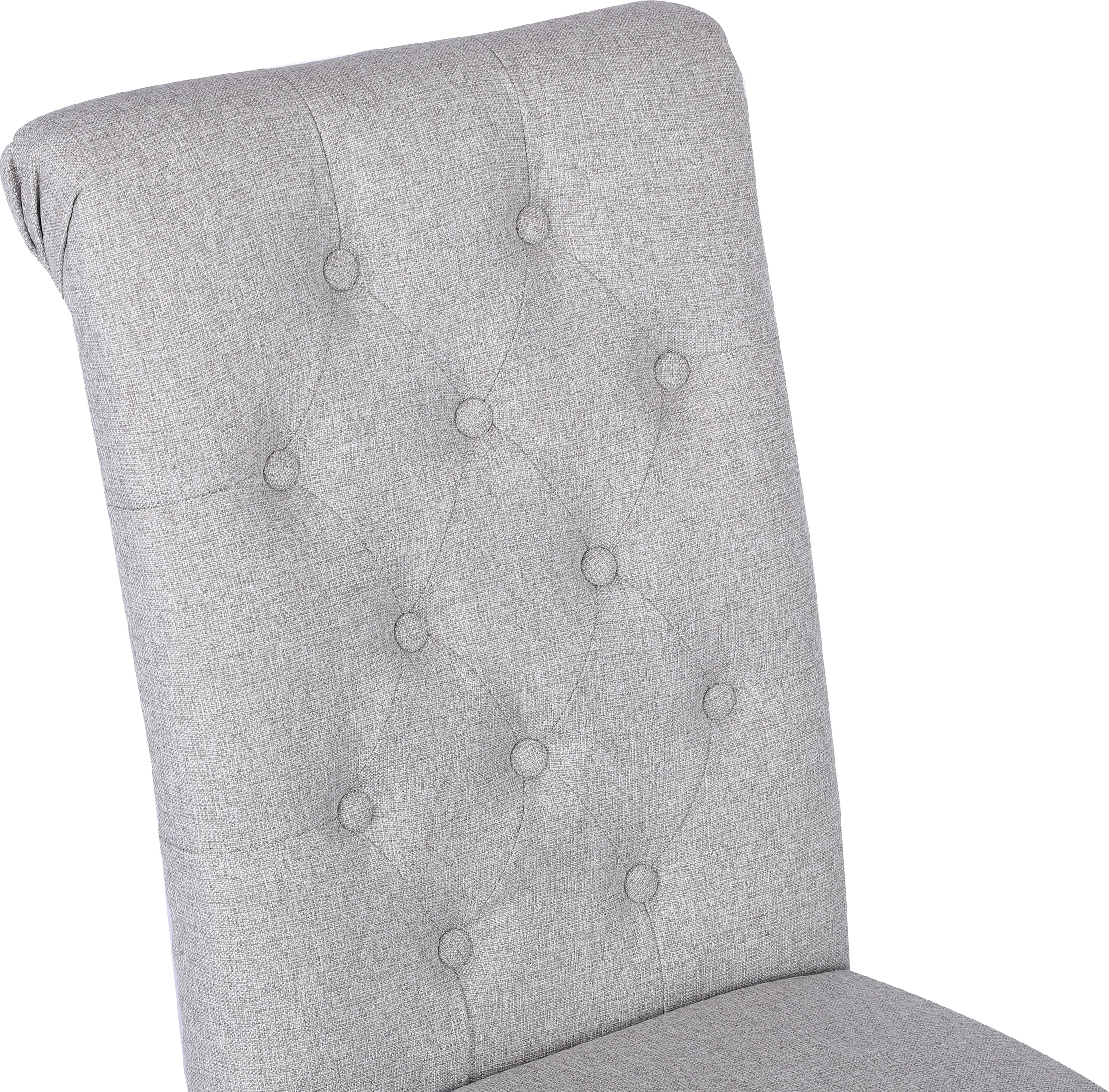 Home affaire Esszimmerstuhl »Liao, TOPSELLER!, 2er-Set«, (Set), pflegeleichter Webstoff Bezug, Knopfheftung, Sitzhöhe ca. 51 cm
