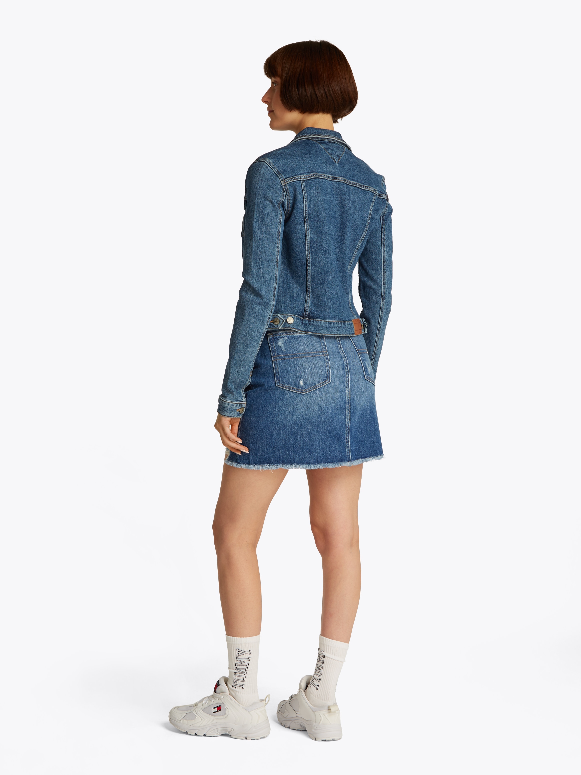 Tommy Jeans Curve Jeansjacke »VIVIANNE SKN JACKET EXT BI8130«, in Großen Größen