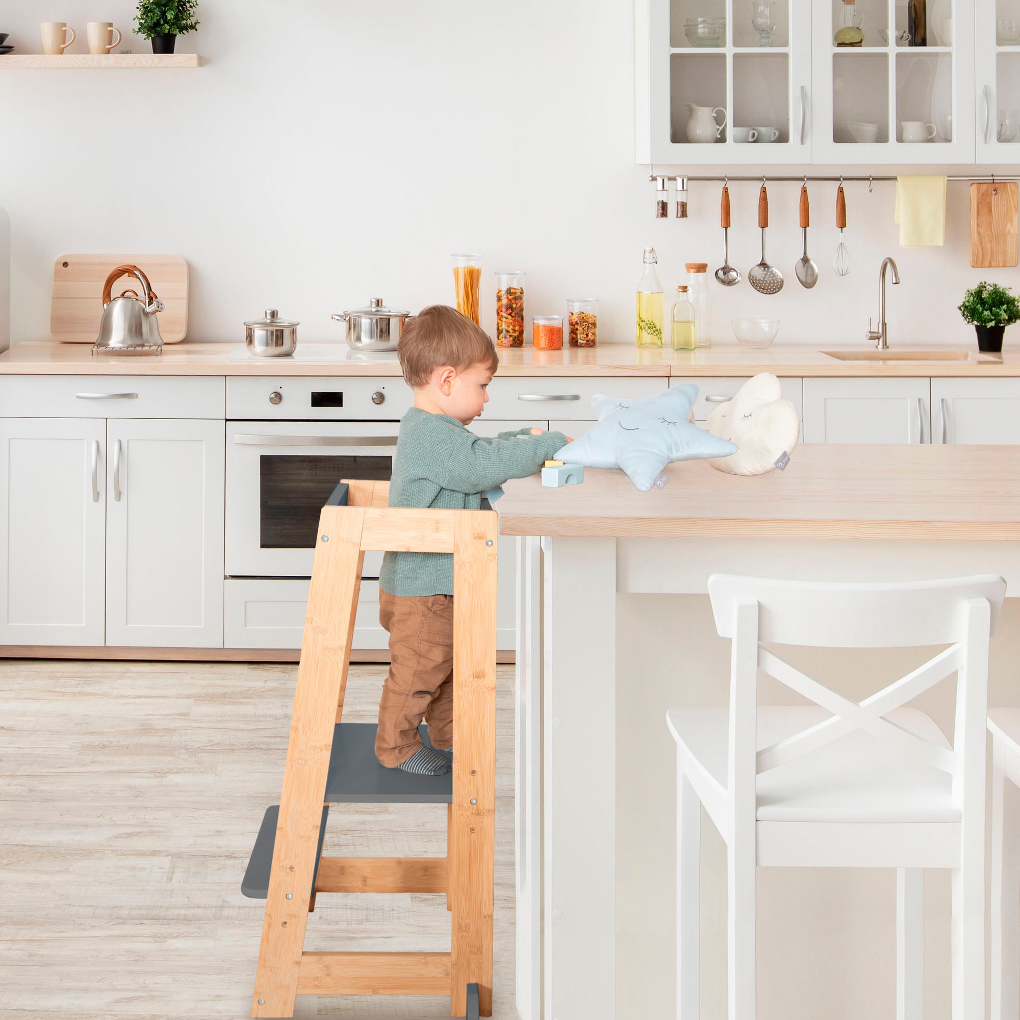 roba® Stehhilfe »Lernturm Bambus« ()