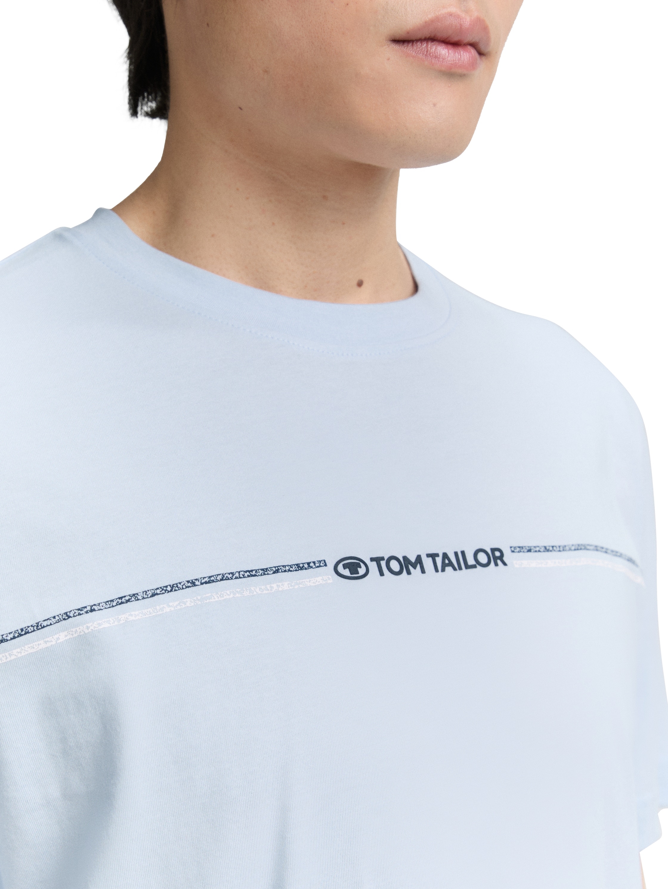 TOM TAILOR T-Shirt, mit Logofrontprint