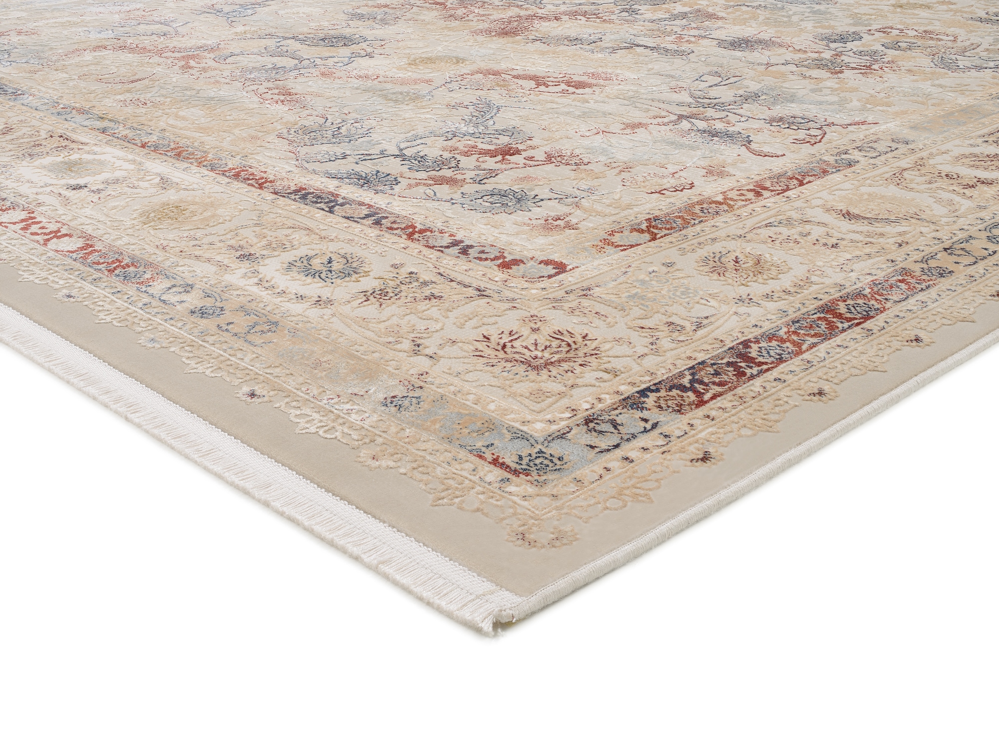 OCI DIE TEPPICHMARKE Teppich »MYSTIC LIMITED« rechteckig 7 mm Höhe florale Muster in 3D-Optik, maschinell gewebt, Viskose