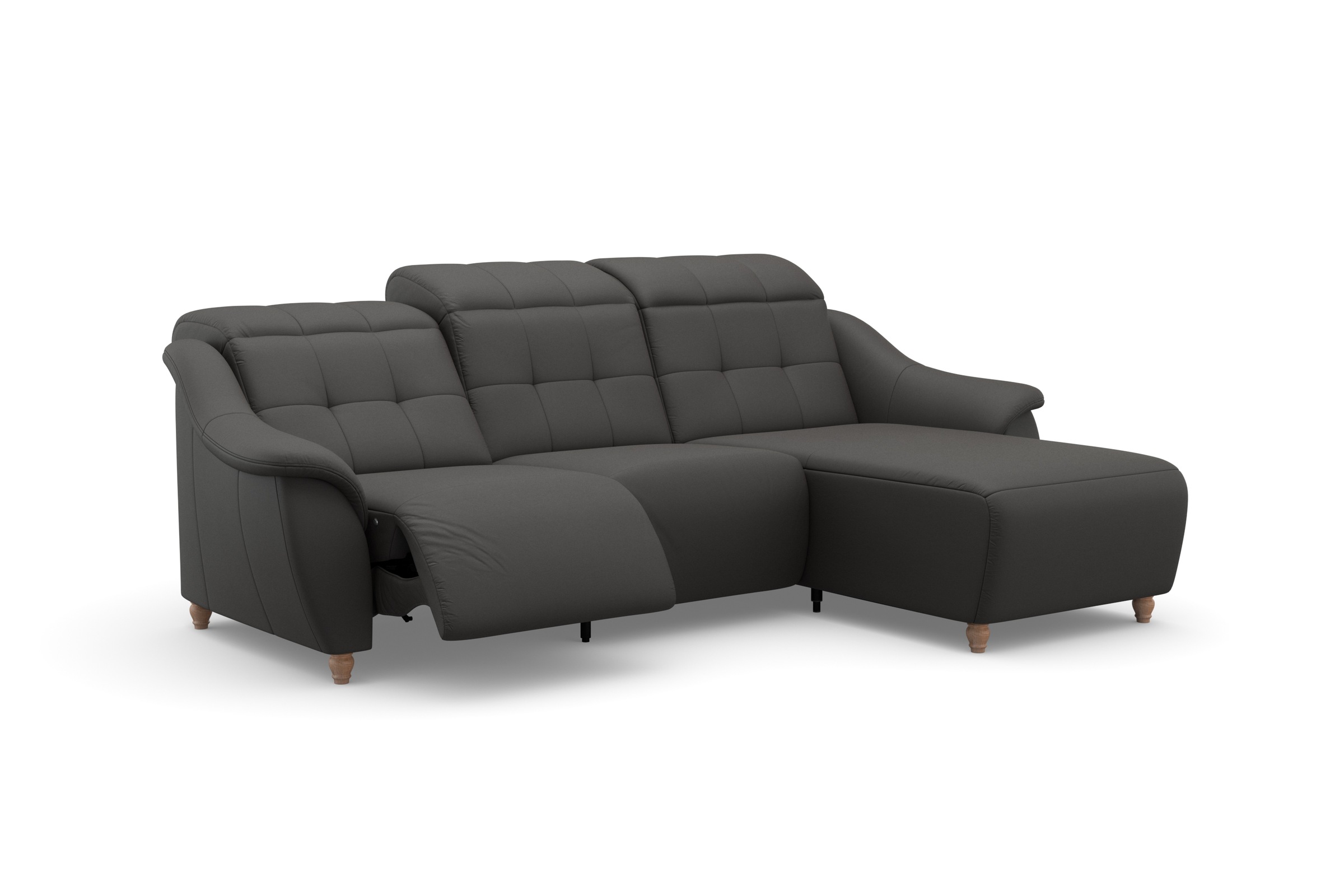 Home affaire Ecksofa »Boston L-Form«, (2 St.), Kopfteilverstellung an jeder Sitzfläche, wahlweise Relaxfunktion