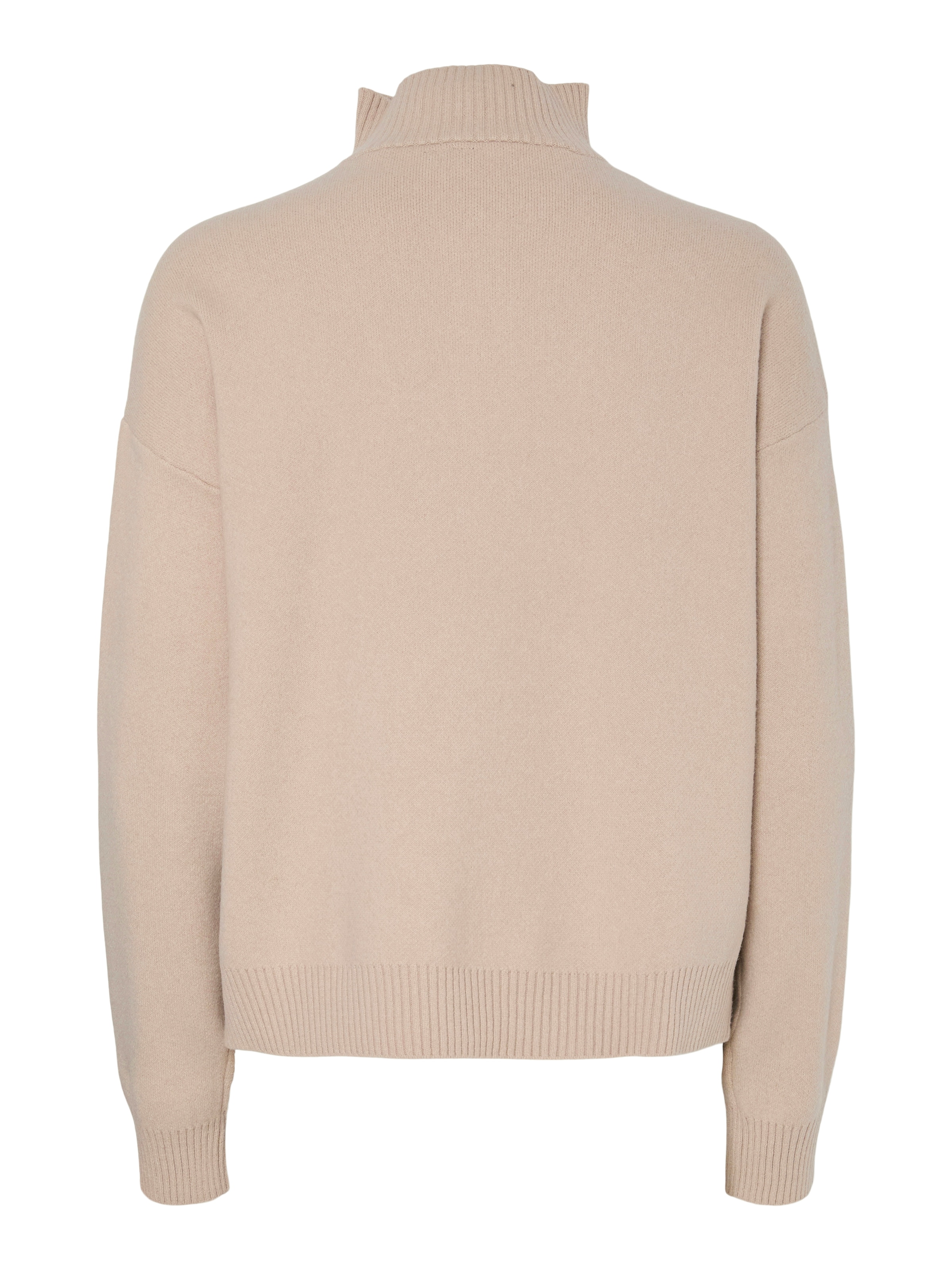 pieces Troyer »PCOREE LS HALF ZIP KNIT PWP BC«