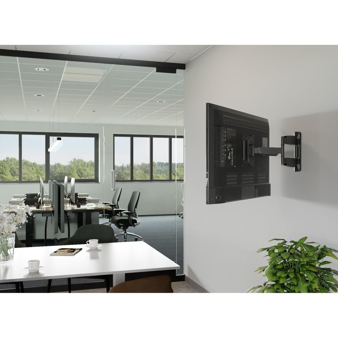 Hama TV-Wandhalterung »FULLMOTION, 3 Arme, Schwarz, 48 - 122 cm (19"-48"), 32", 43"«, Rotation: 6 °, VESA Standard: 100 x 100, 200 x 100, 75 x 75