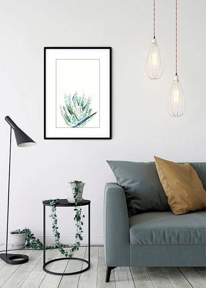 Schlafzimmer, Kinderzimmer, Komar (1 St.), Wohnzimmer Pflanzen-Blätter, Poster »Aloe OTTO Watercolor«, bei