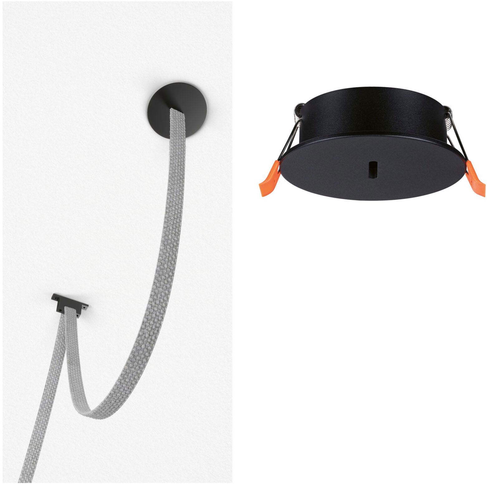 Paulmann Hängeleuchte »ULine Zubehör Einbau Abdeckung  Schwarz« 1 Stk.