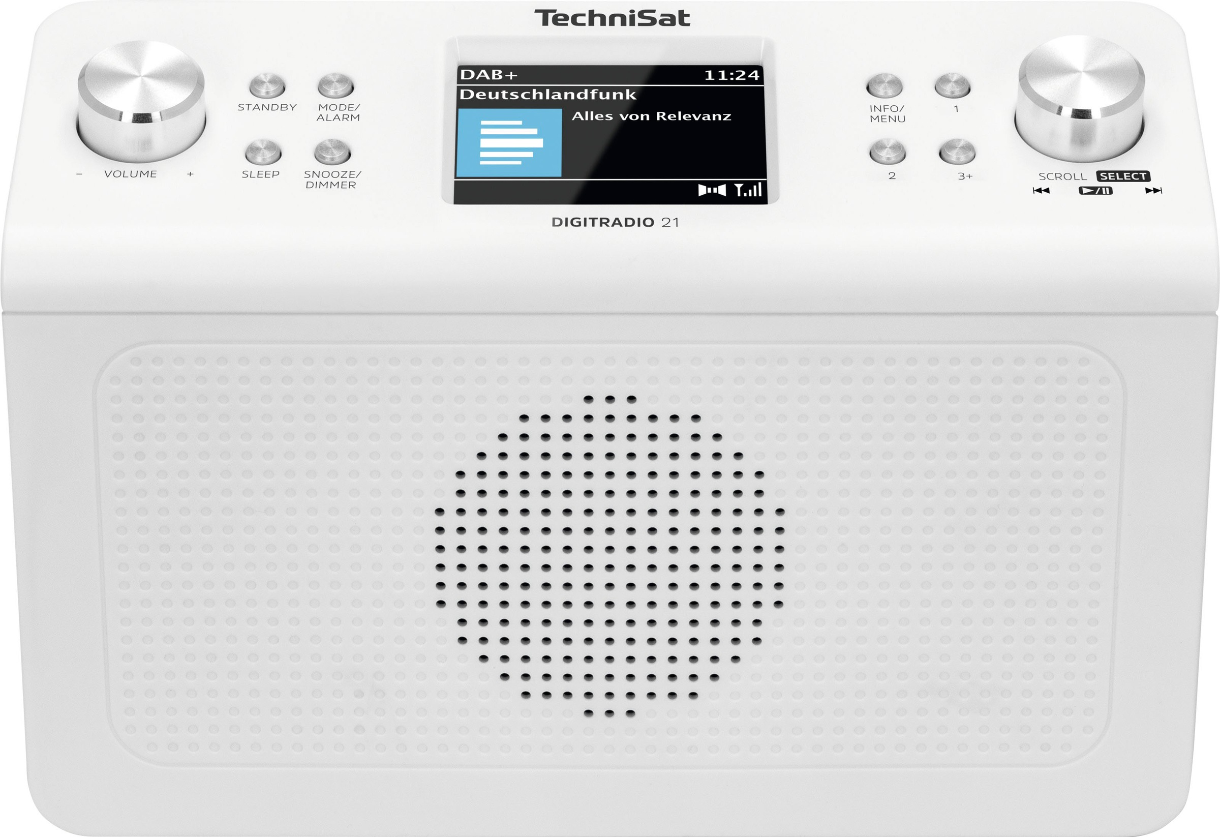 TechniSat Küchen-Radio »DIGITRADIO 21«, (A2DP Bluetooth-AVRCP Bluetooth Digitalradio (DAB+)-UKW mit RDS 2 W), Unterbau-Radio,Küchen-Radio