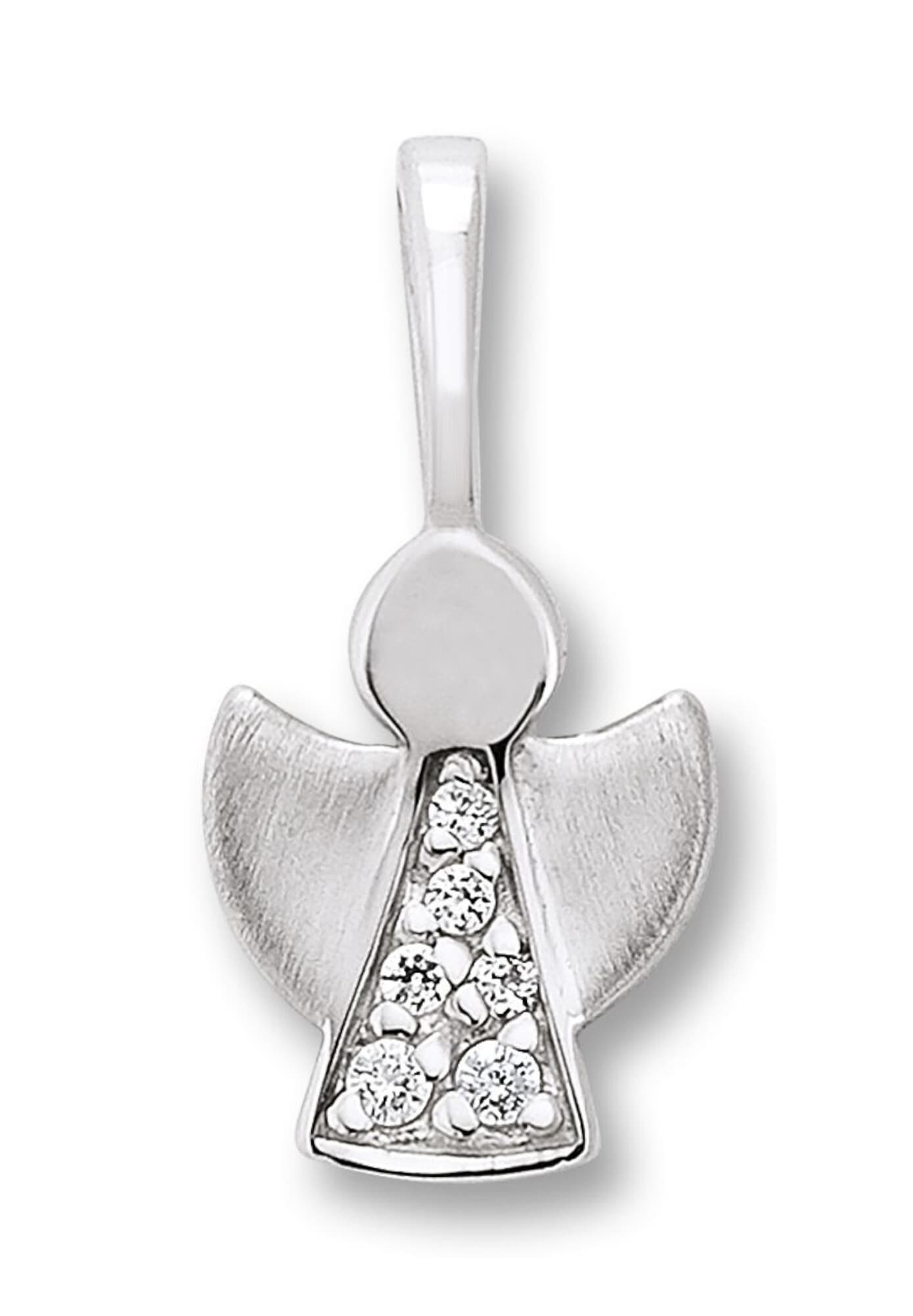 ONE ELEMENT Kettenanhänger »Zirkonia Engel Anhänger aus 925 Silber«