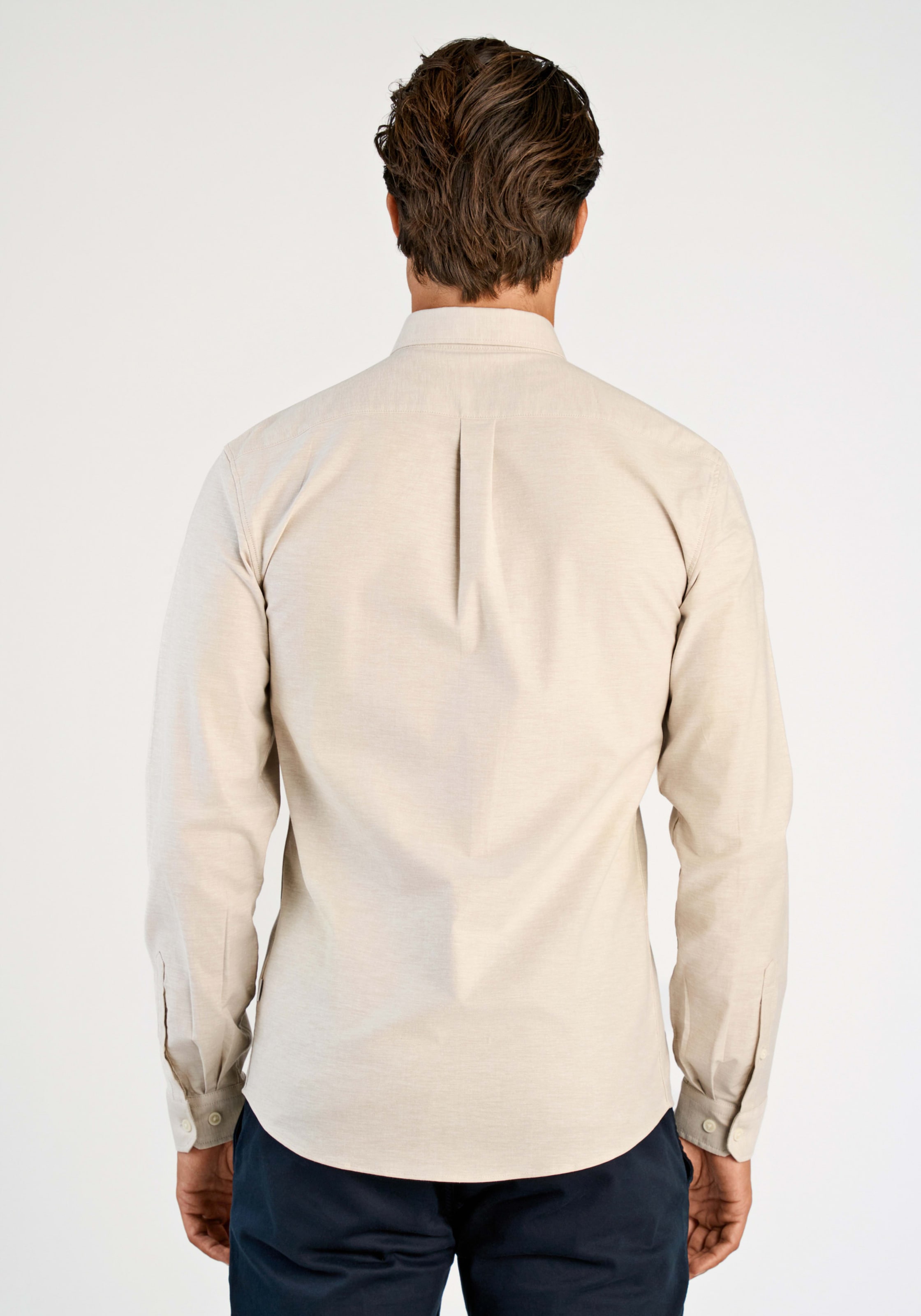 LINDBERGH Langarmhemd mit Button-Down-Kragen