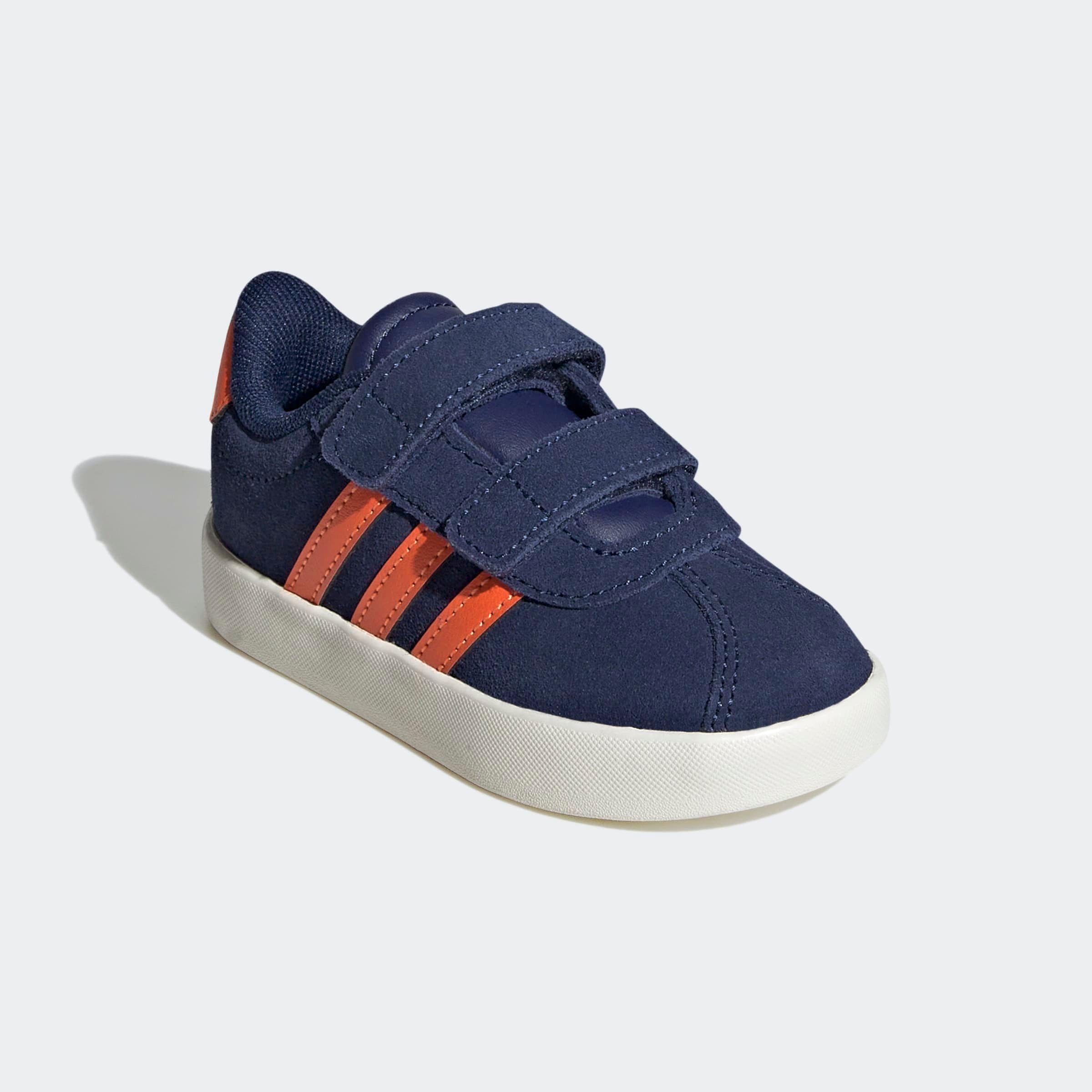 Adidas Sportswear Mädchen Klettschuh »VL COURT 3.0« für Kinder in orange, Größe 25