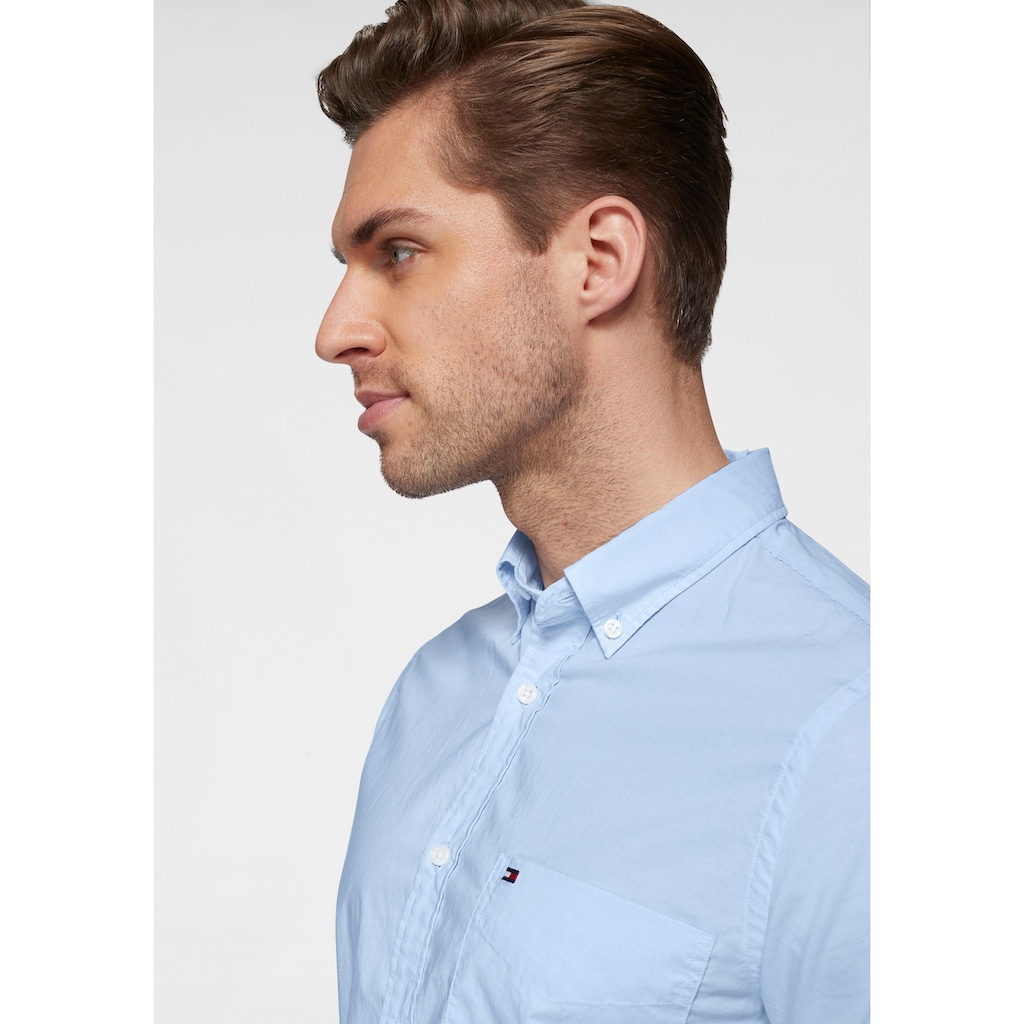 Tommy Hilfiger Kurzarmhemd »SLIM SUMMER POPLIN SHIRT«