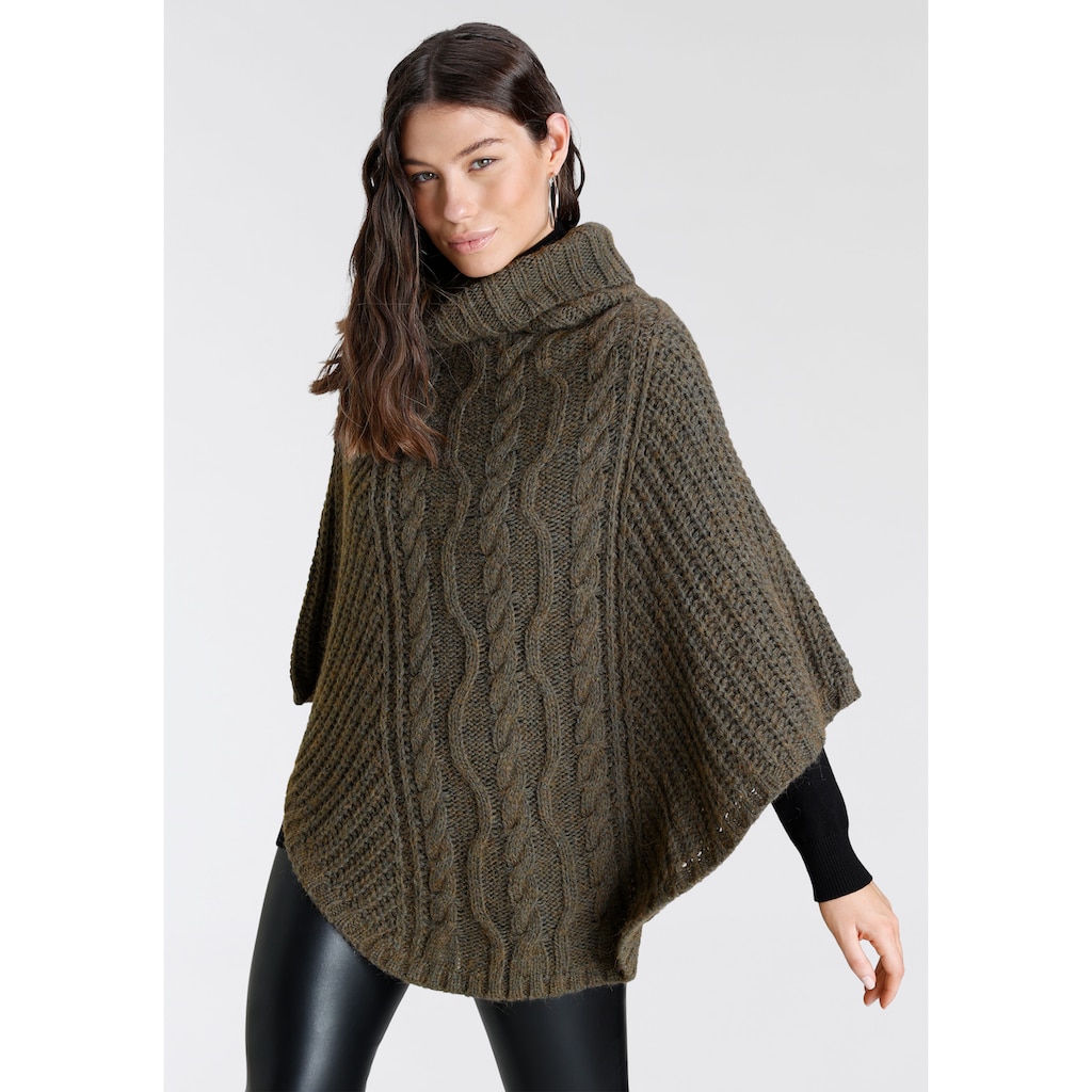 Laura Scott XXL-Schal, Strickponcho