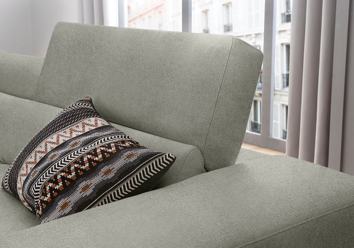 W.SCHILLIG Ecksofa »piedroo, Designsofa mit tollem Sitzkomfort, bequem, L-Form« Kopfteilverstellung, wahlweise mit Sitztiefenverstellung, Breite 343cm