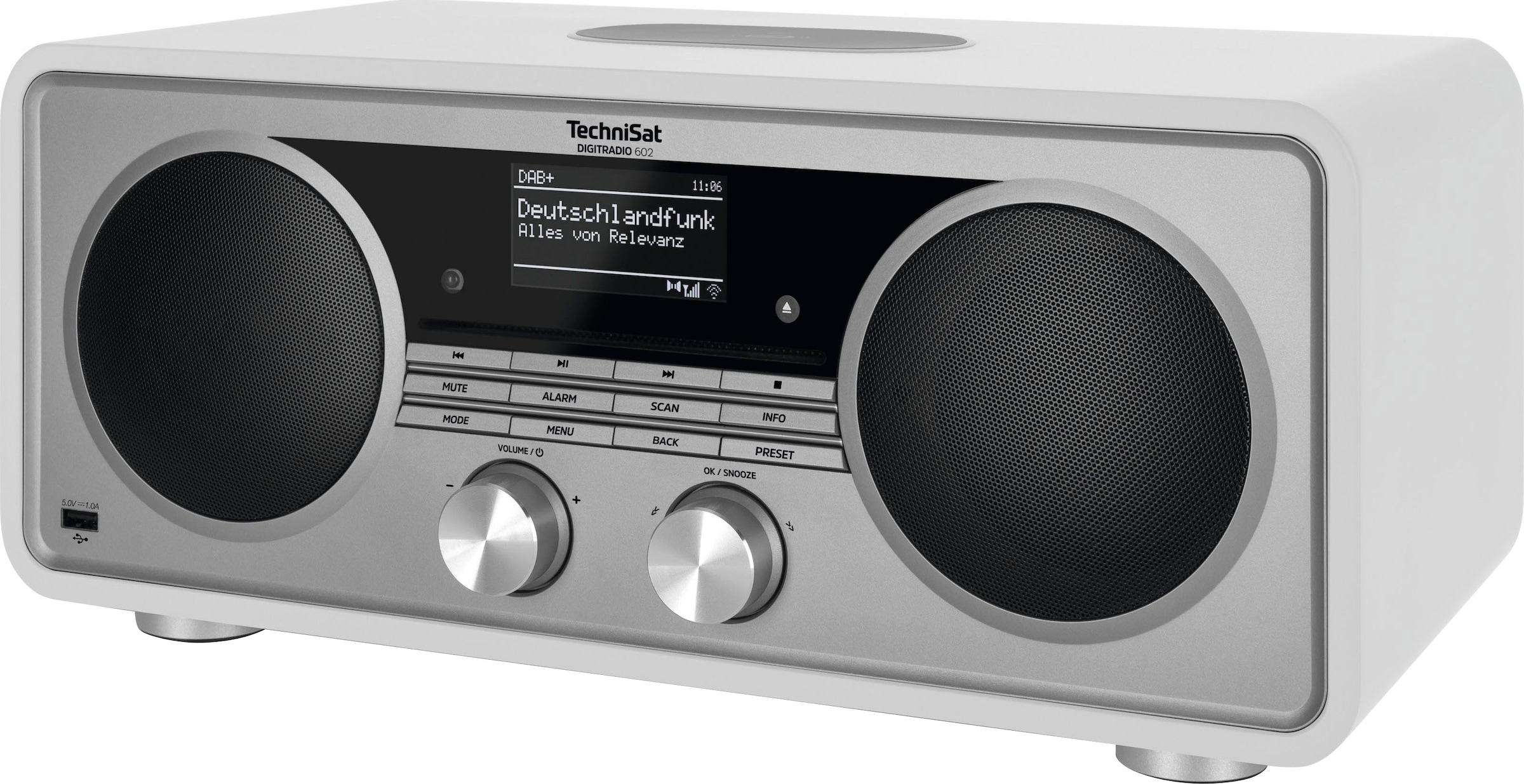 TechniSat Internet-Radio »DIGITRADIO 602«, (Bluetooth-WLAN W), (DAB jetzt CD-Player Stereoanlage, 70 Online OTTO Digitalradio Shop +)-UKW mit RDS im