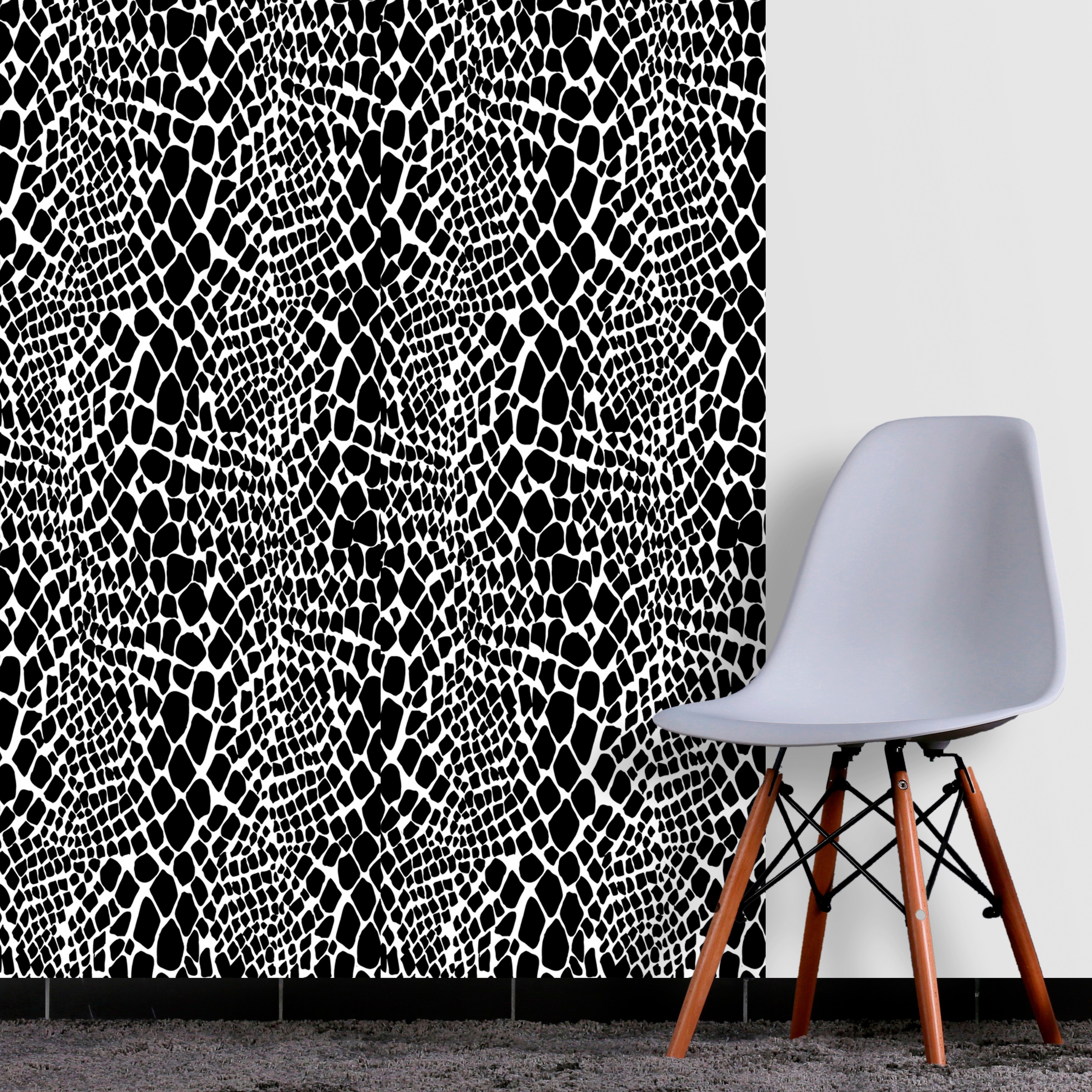 queence Vinyltapete »Cole« Farbverlauf | abstrakt | bedruckt | gemustert glatt 90x250cm, selbstklebend, kinderleichte Anbringung, , Sticker