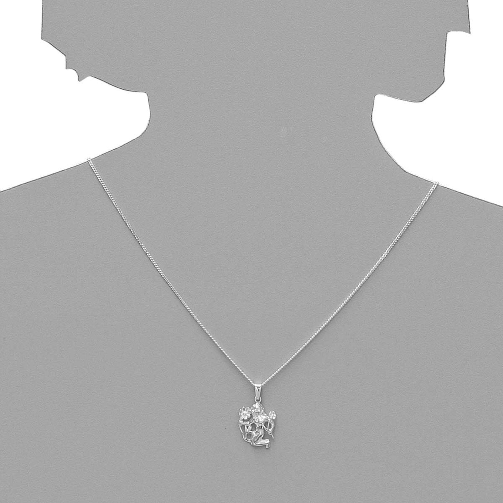 OSTSEE-SCHMUCK Kettenanhänger »- Tierkreiszeichen Jungfrau - Silber 925/000 -,«