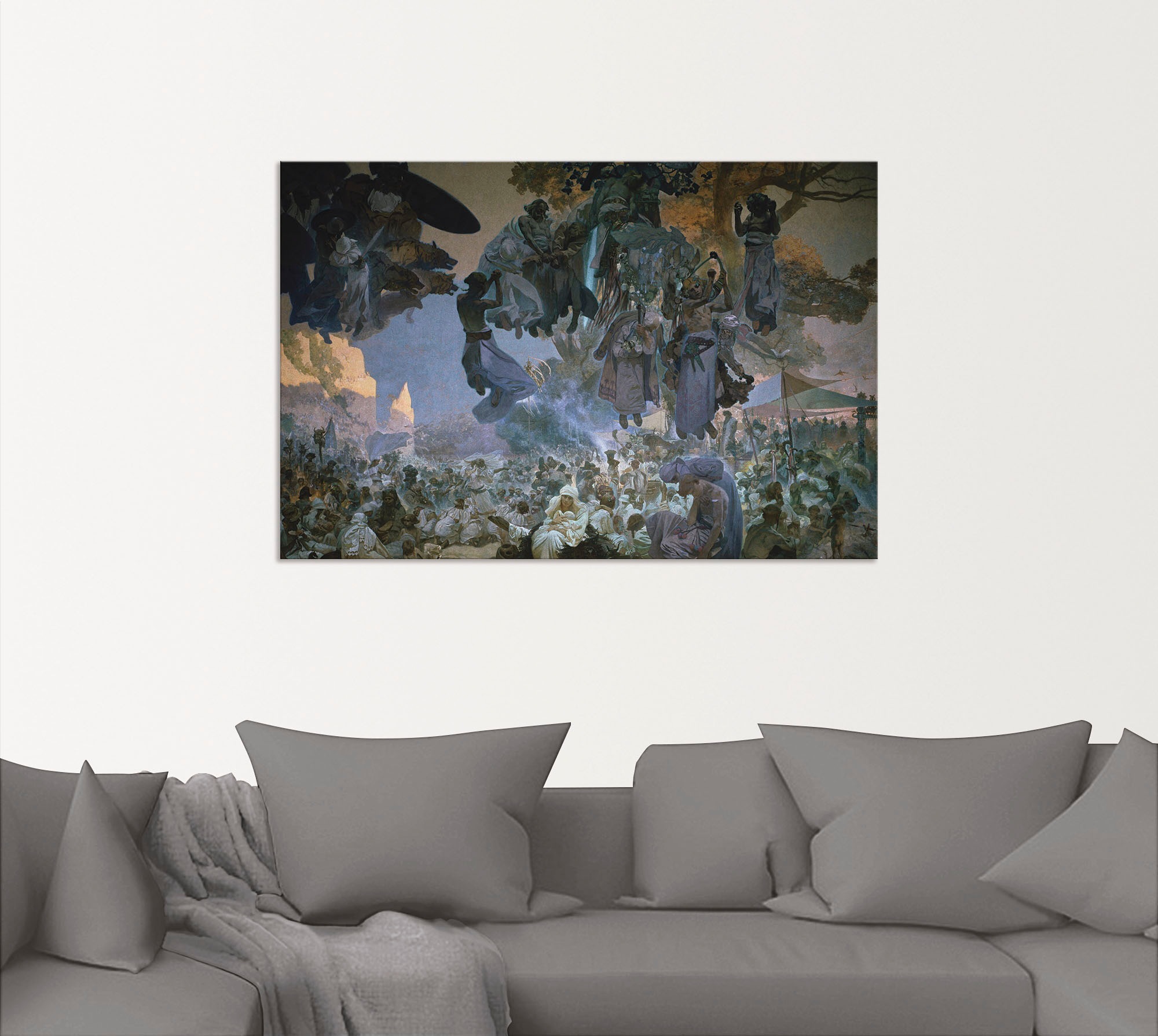 Artland Wandbild »Das slawische Epos: Fest Swantewit«, historische Ereignisse, (1 St.), als Alubild, Leinwandbild, Wandaufkleber oder Poster in versch. Größen