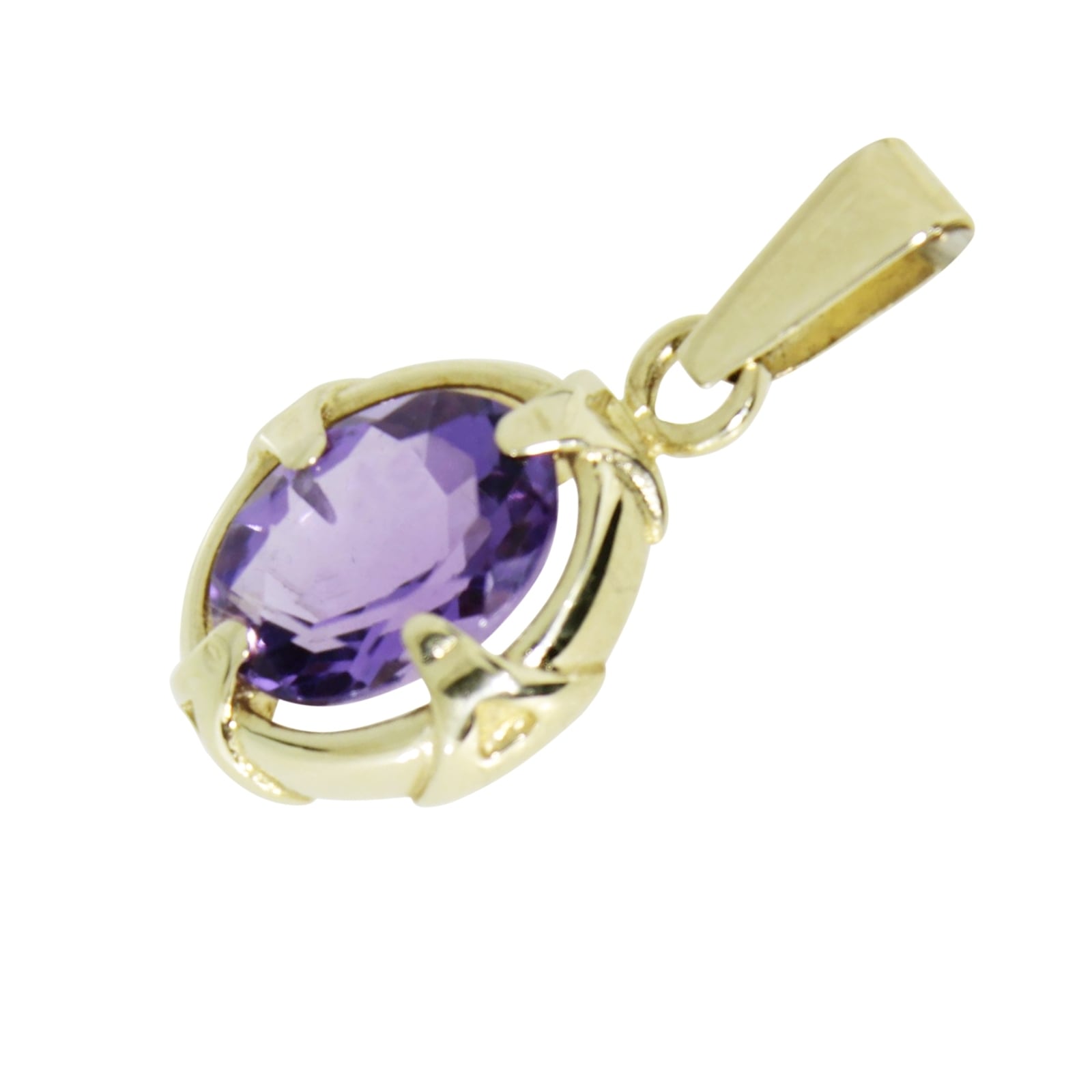 OSTSEE-SCHMUCK Kettenanhänger »- Winola 9x7 - Gold 333/000 - Amethyst«