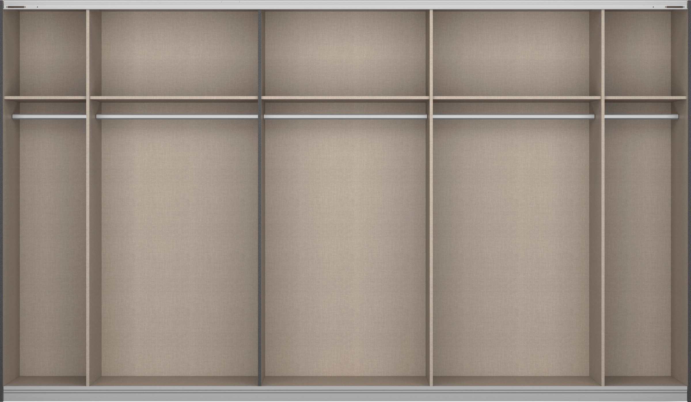 rauch Schwebetürenschrank »Kleiderschrank Schrank Garderobe Wäscheschrank Ankleide MALIBU« in 5 Breiten, Höhe 210 cm,  mit großflächigen Türen, großzügiger Stauraum MADE IN GERMANY