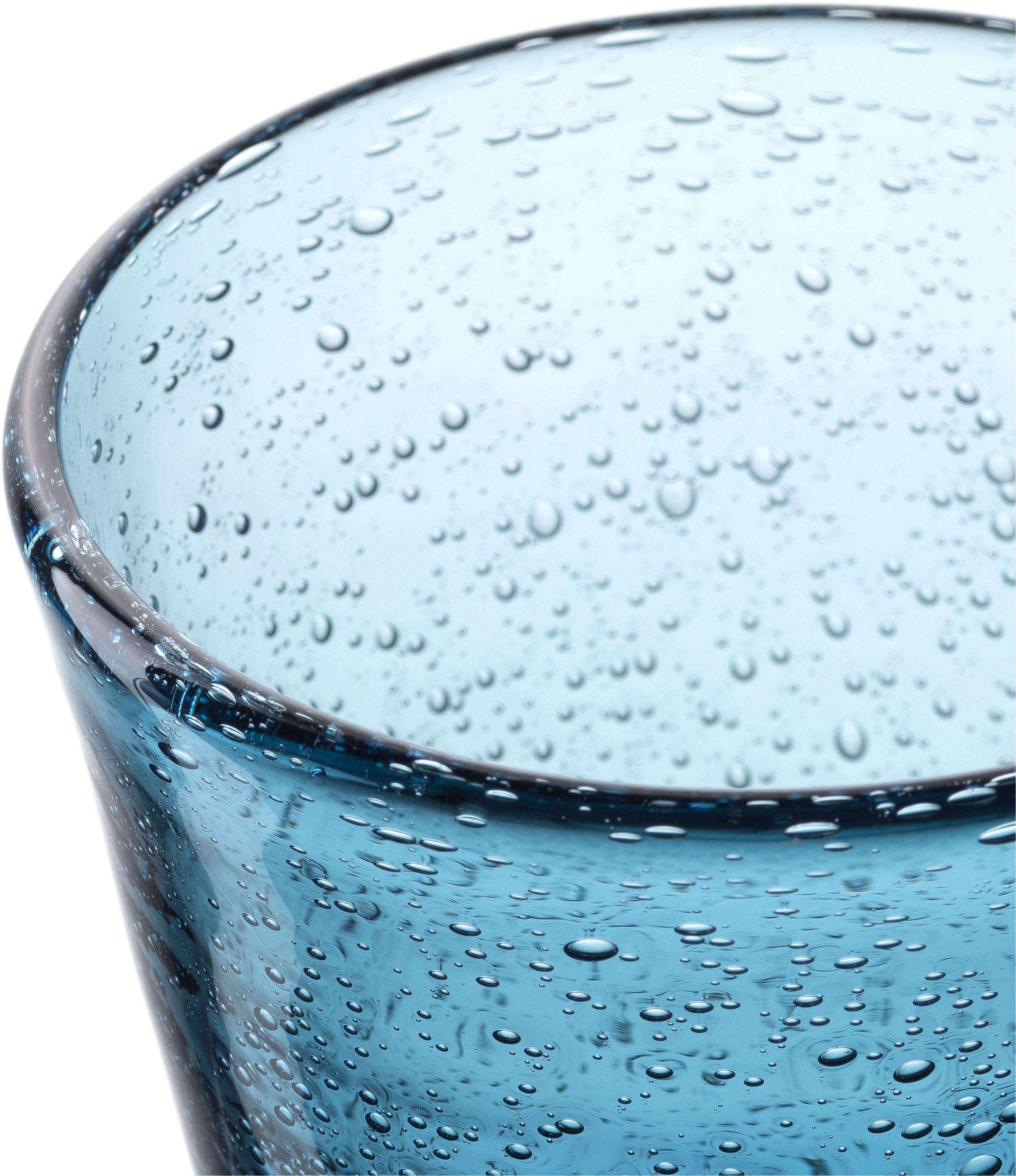 LEONARDO Gläser-Set »Trinkglas BURANO, 330 ml, 4er-Set« aus mundgeblasenem Schaumglas