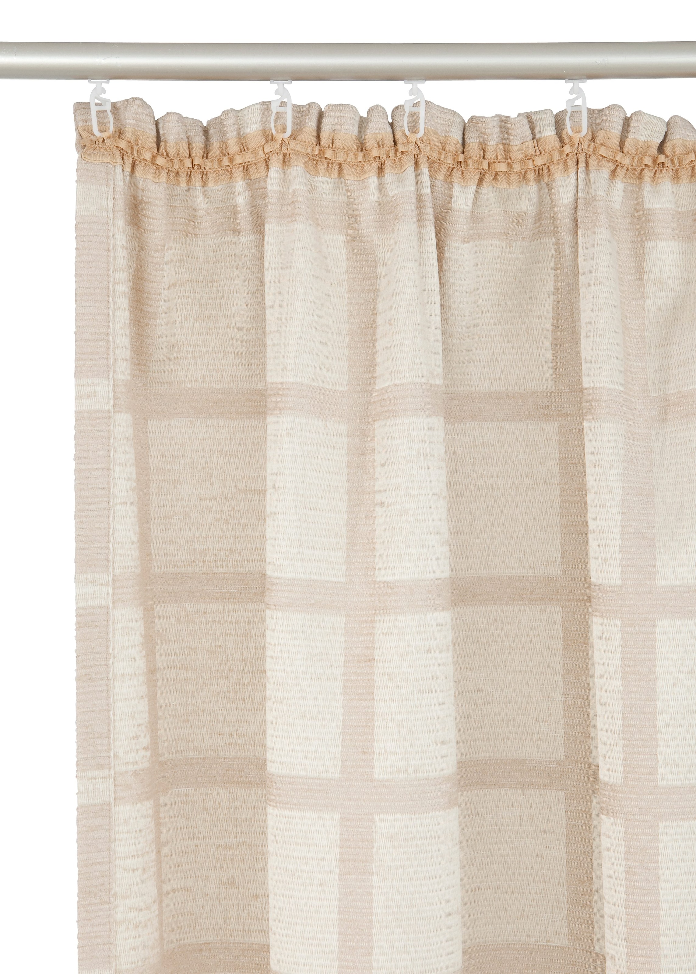 Wirth Vorhang »Toco-Karo« Kräuselband 1 Stk. tlg.
