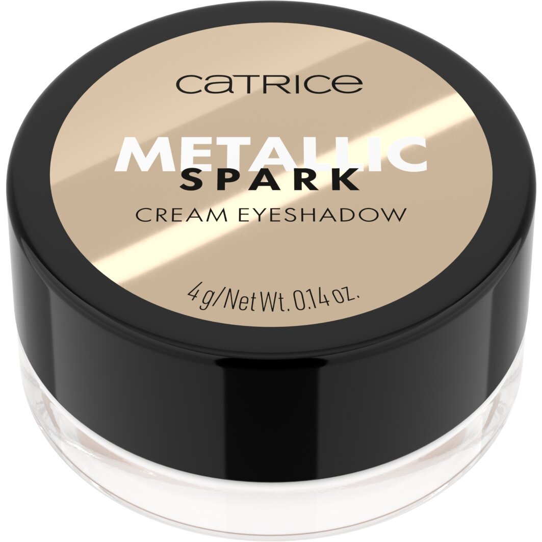 Catrice Lidschatten »Metallic Spark Cream Eyeshadow«, (Set, 3 tlg.), Wischfest, lange Haltbarkeit, cremig, metallisch funkelndes Finish.