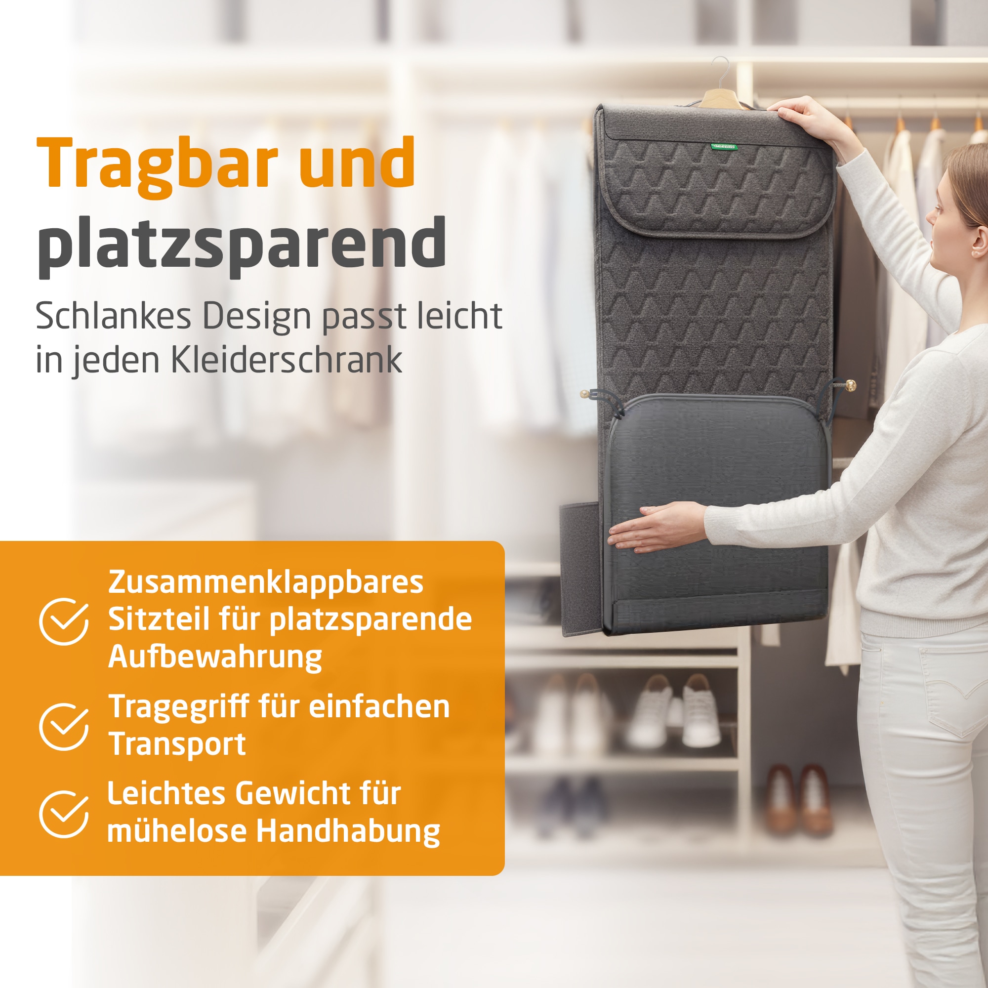 Medisana Massagesitzauflage »MC 700« Shiatsu-Massageauflage, 2 Stufen, Wärmefunktion, Punktmassage, leise