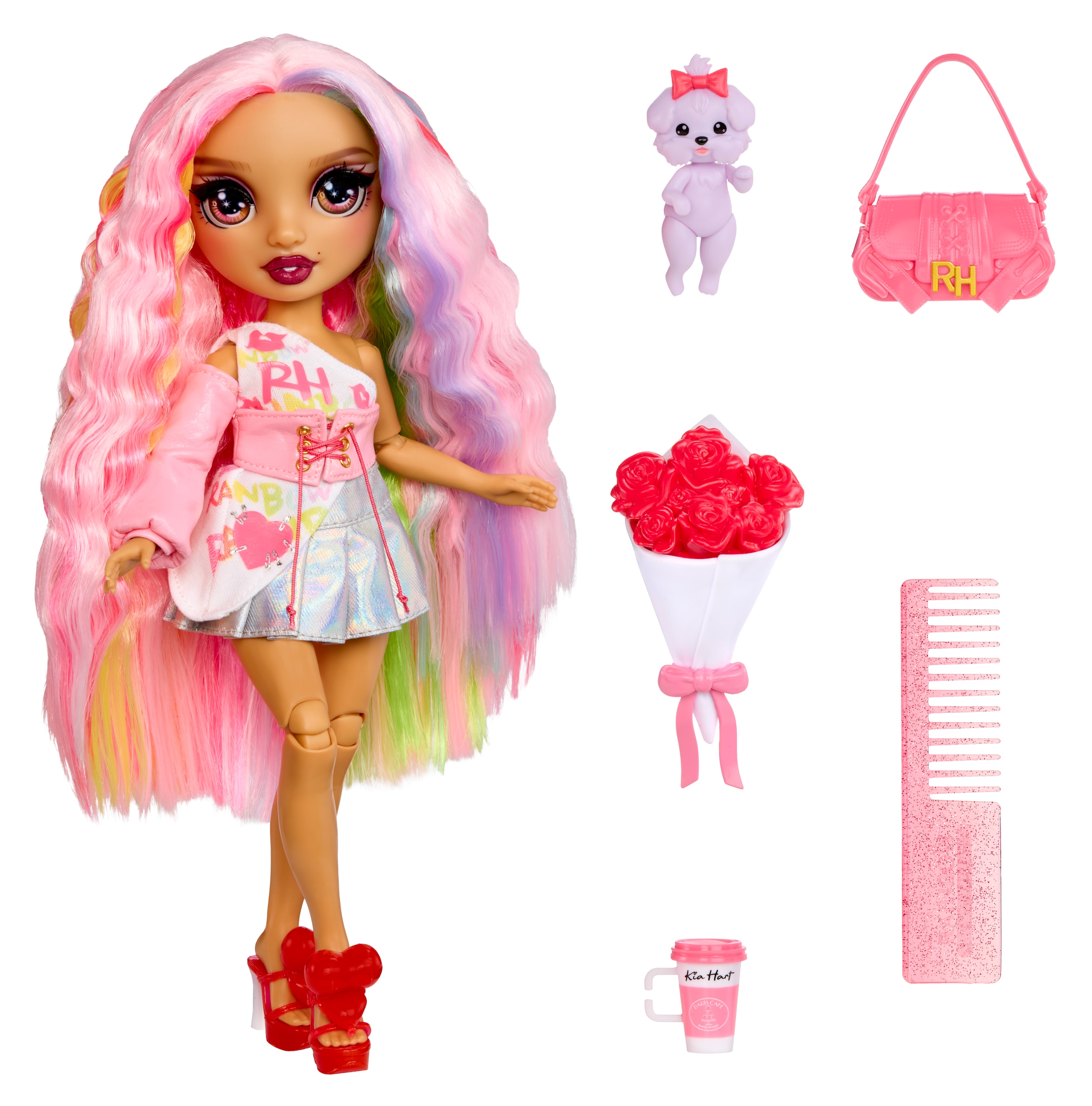 RAINBOW HIGH Anziehpuppe »Rainbow High Pretty in Paris Fashion Doll- Kia«