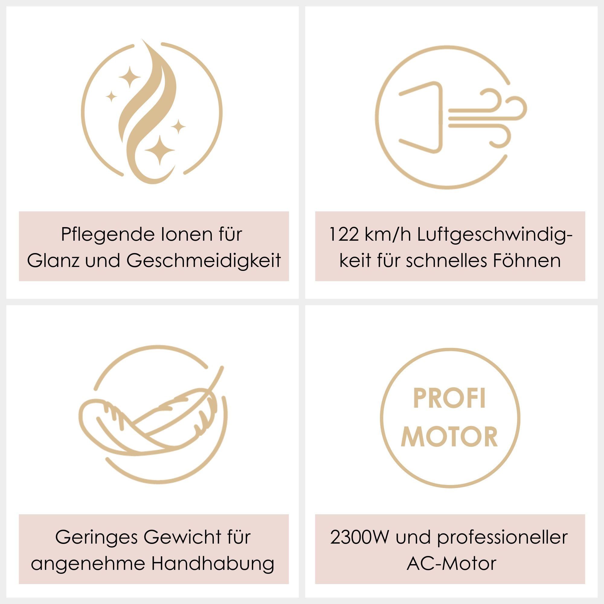 BaByliss Haartrockner »Air Power 2300« 2.300 W BaByliss Air Power 2300 Haartrockner mit Ionen für Glanz, 6716DE