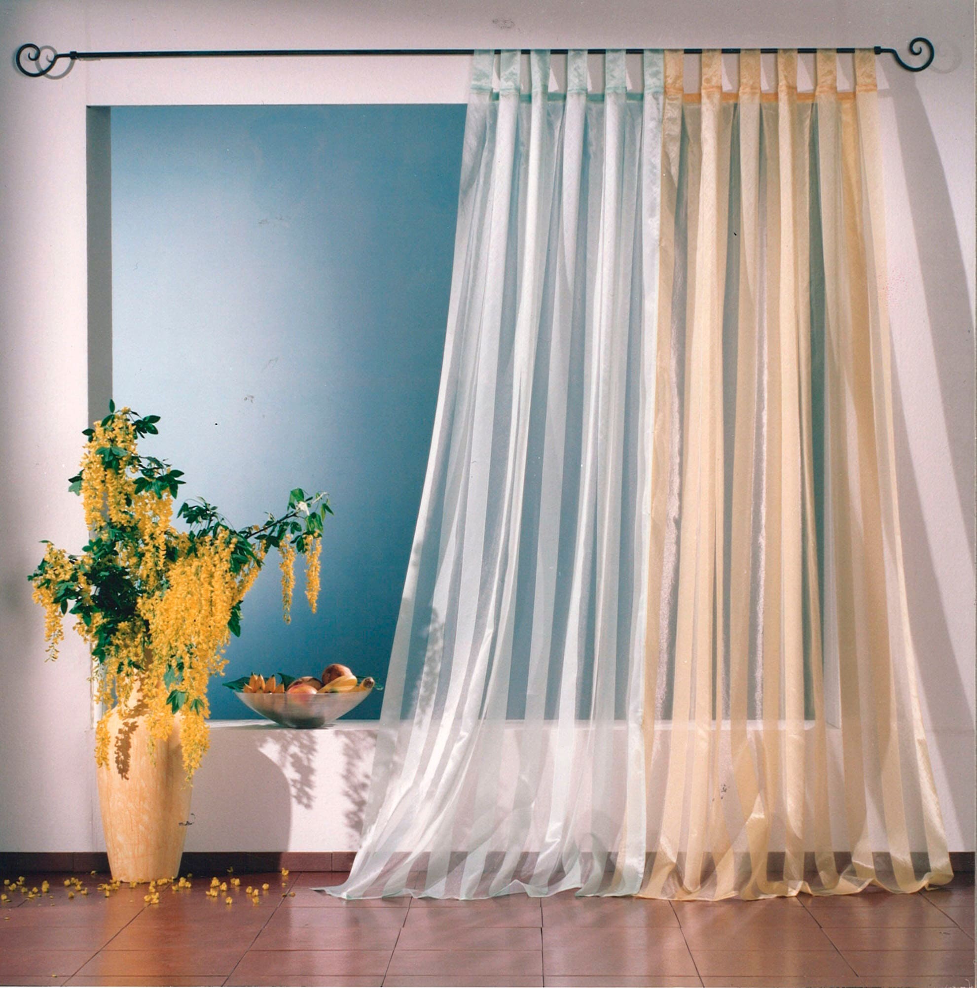 Weckbrodt Vorhang »Lara«, (1 St.), Schlaufenschal, Gardine, transparent,  halbtransparent, Organza zu Top-Preisen | OTTO