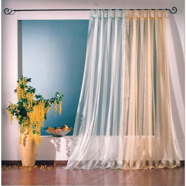 Weckbrodt Vorhang »Lara«, (1 St.), Schlaufenschal, Gardine, transparent,  halbtransparent, Organza zu Top-Preisen | OTTO