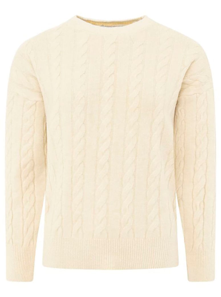 Zwillingsherz Strickpullover »"Zopfstrick"« Rundhalsausschnitt, Zopfstrick, Langarm