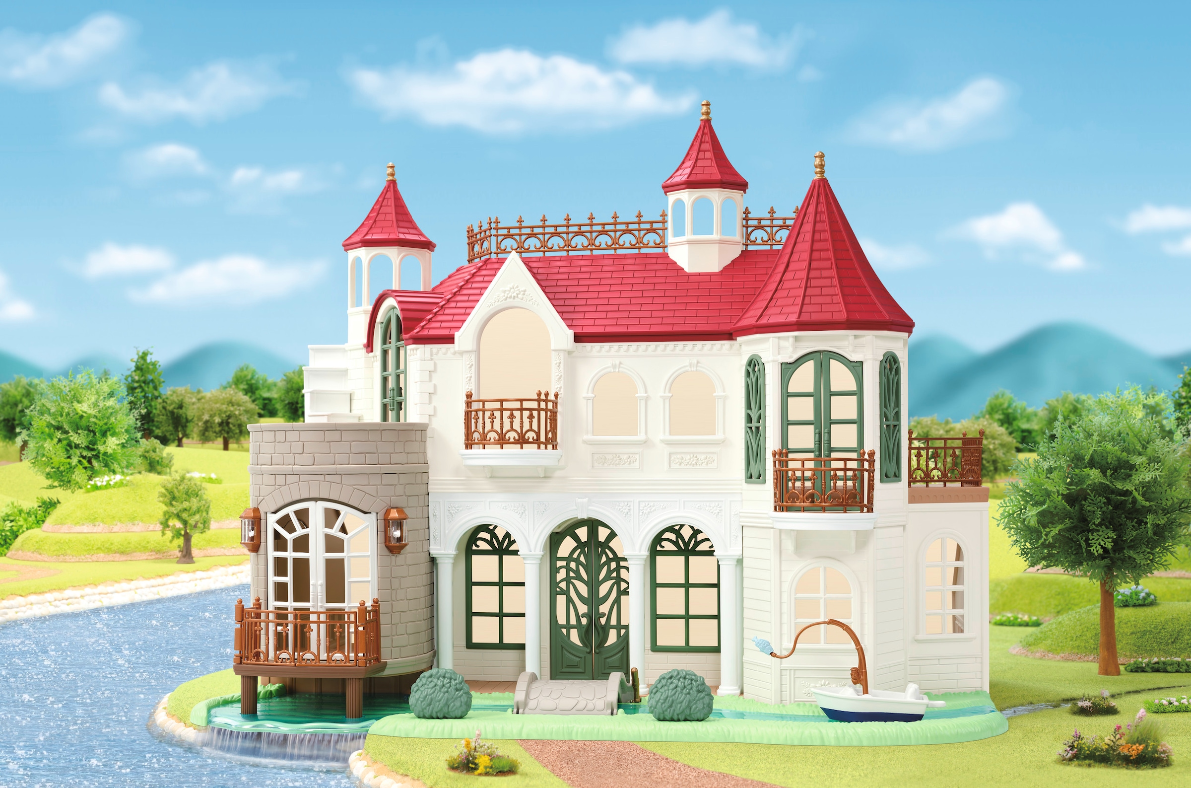 Sylvanian Families Spielwelt »Villa am Fluss«