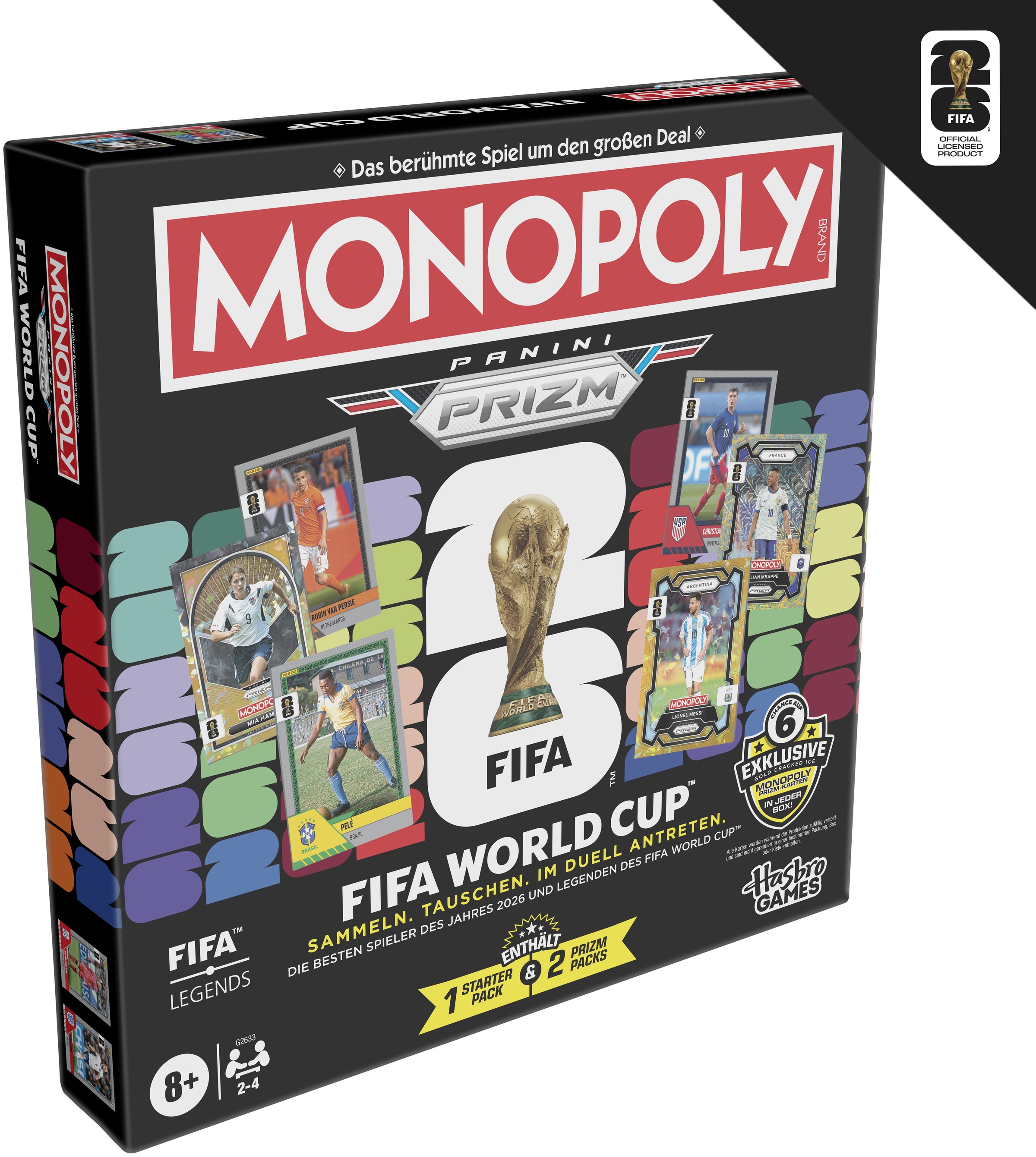 Hasbro Spiel »Monopoly Panini Prizm: FIFA World Cup«