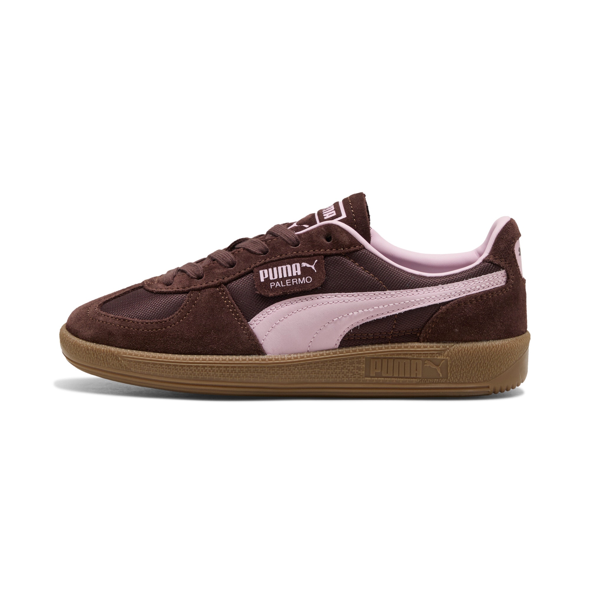 PUMA Sneaker »PALERMO VINTAGE UPDATE«  mit Formstrip aus gewalktem Leder, Gummilaufsohle mit leichtem Profil
