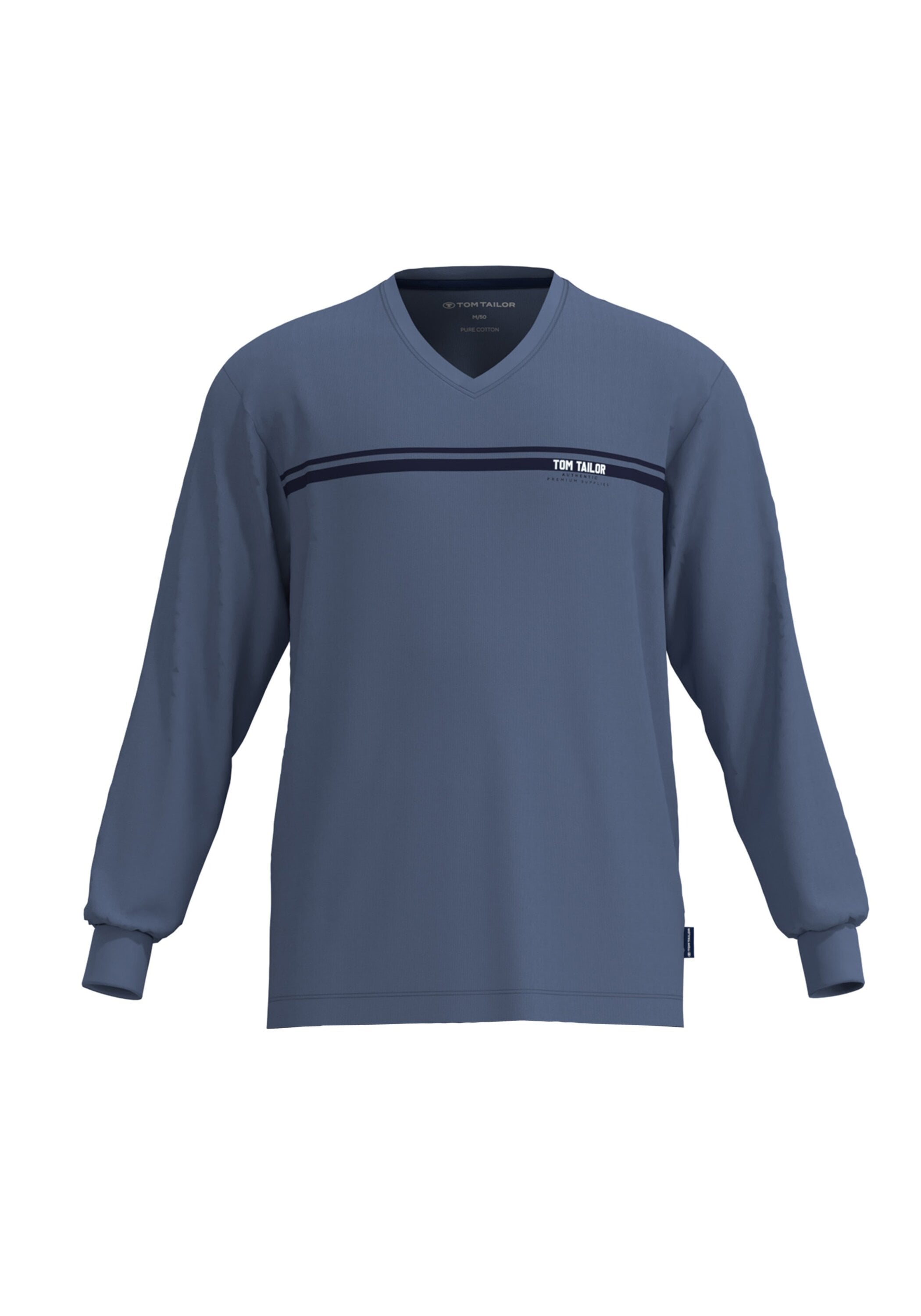 TOM TAILOR Schlafanzug »Pyjama Pyjama lang V-Neck«