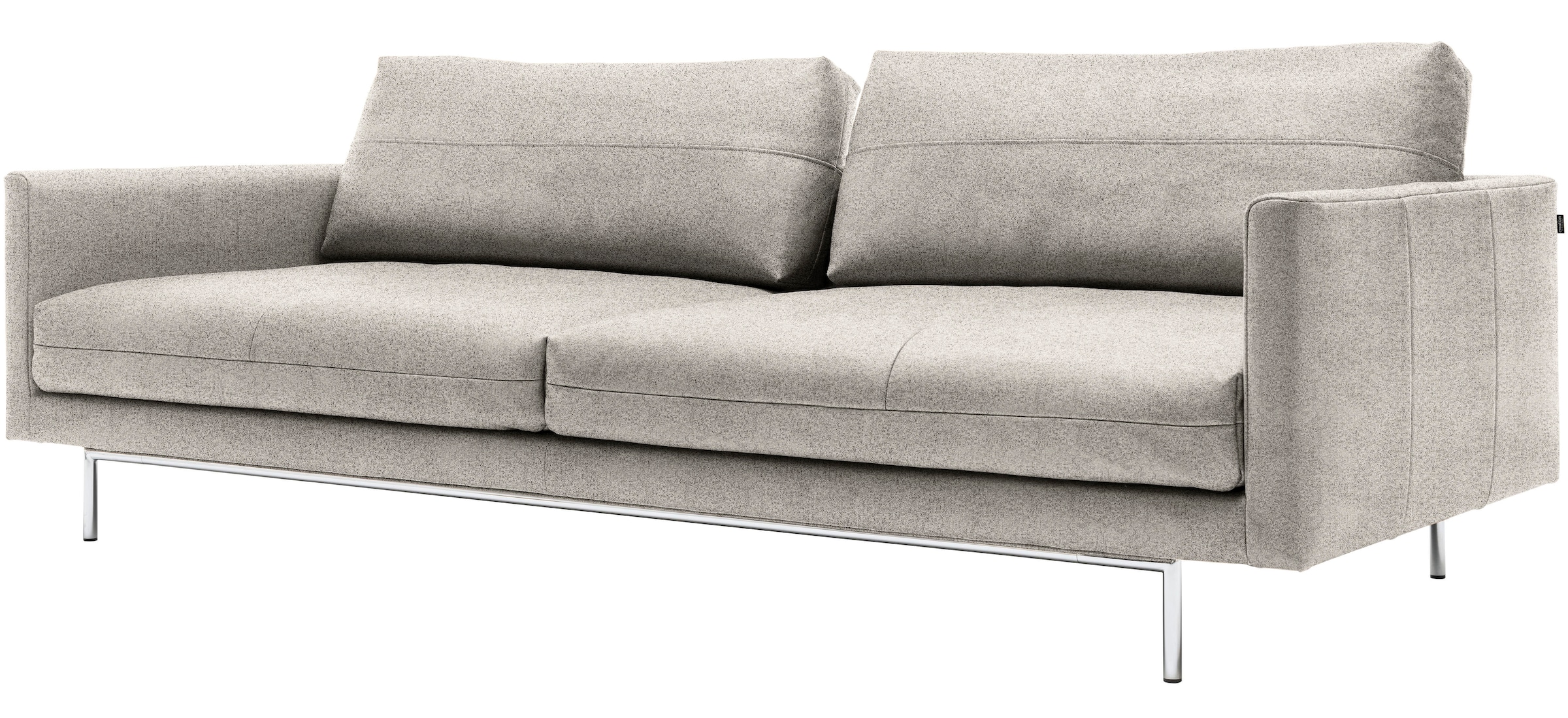 Creation BY ROLF BENZ 3,5-Sitzer »CR.414, Designsofa, edles Sofa, Loungesofa, Ledersofa, klares Design«, aus Leder oder Chenille, erstklassiger Sitzkomfort, legere Polsterung