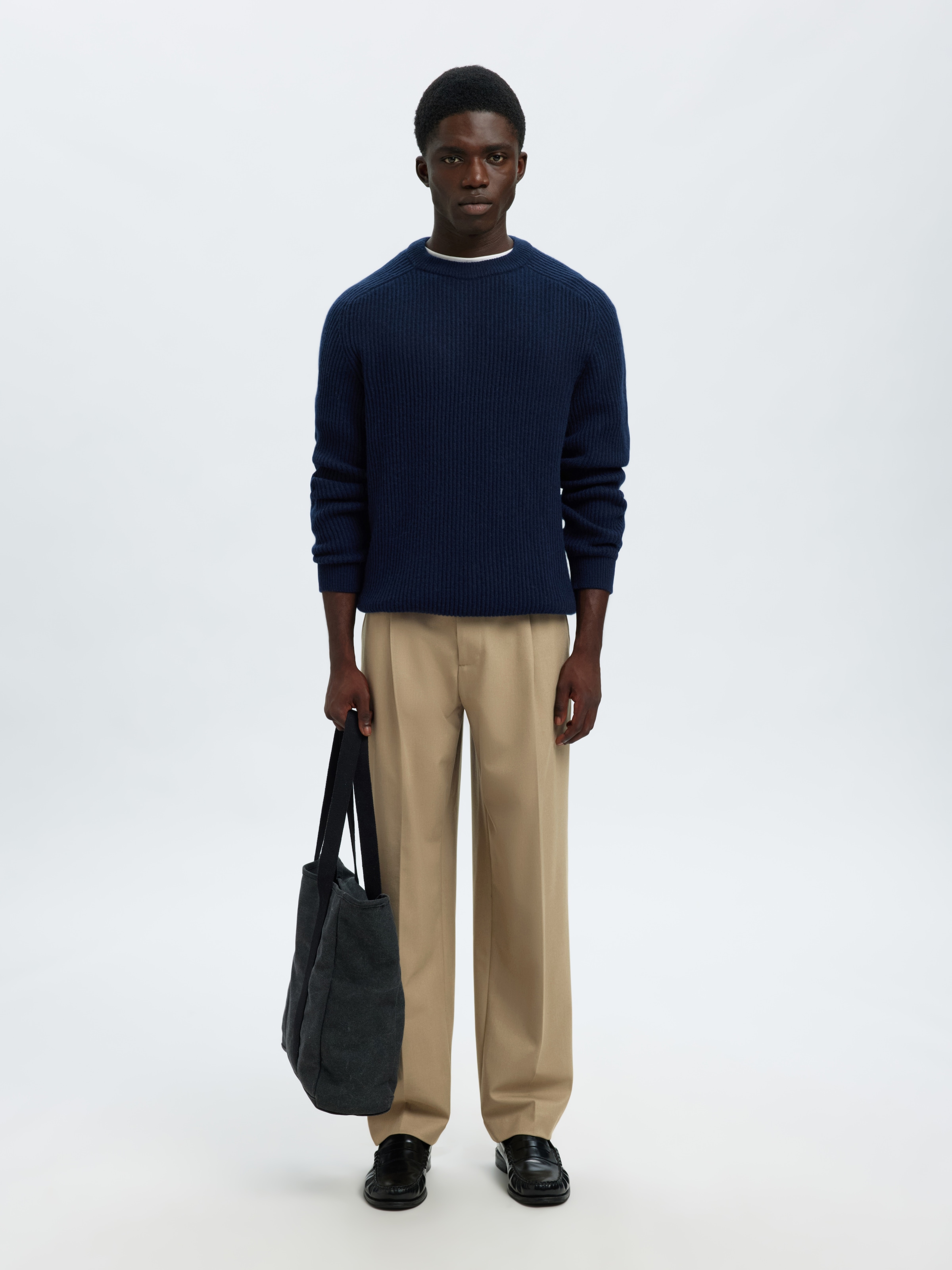 SELECTED HOMME Chinohose »SLH220-LOOSE FINN FLEX PANTS NOOS«