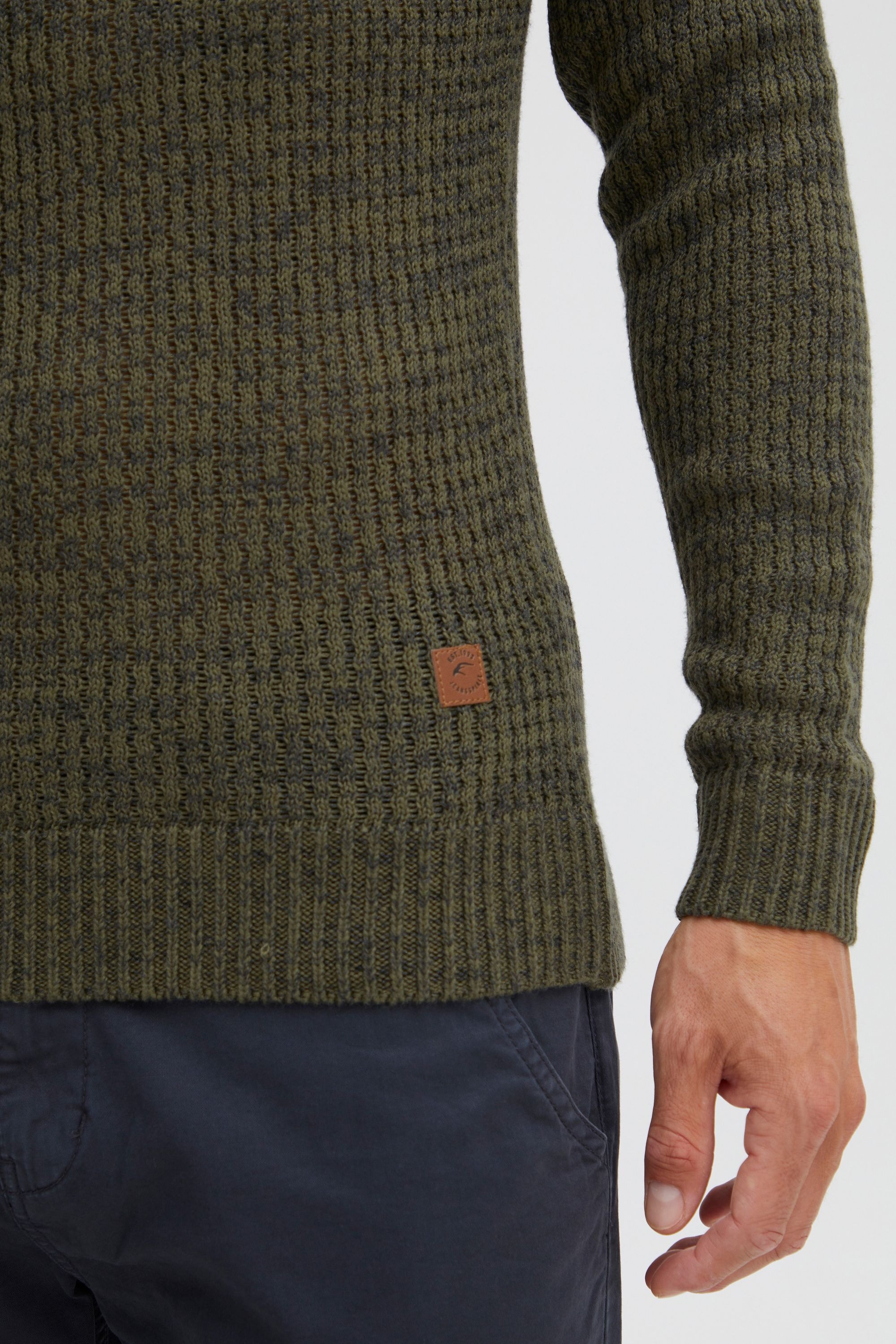 Indicode Strickfleece-Pullover »Strickpullover IDValerio«