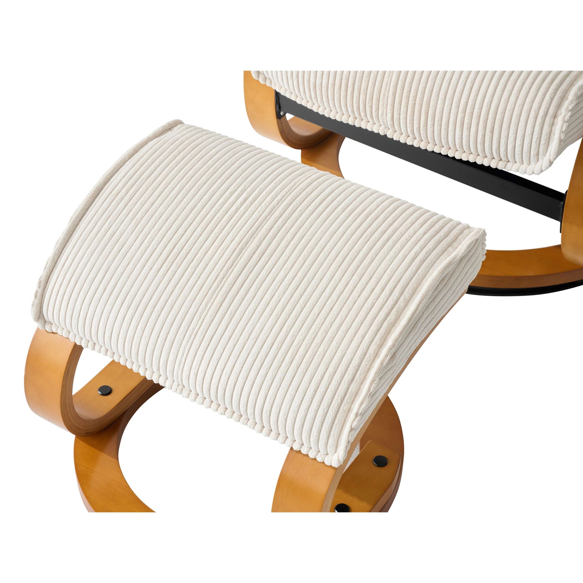 OTTO home Relaxsessel »mit Hocker PARIS neu: Cord - OTTO. Verlässliche Qualität.« Set, bestehend aus Sessel und Hocker, 2 Stk. tlg. manuelle Relaxfunktion mit Drehfunktion, neu: Cord-Bezug