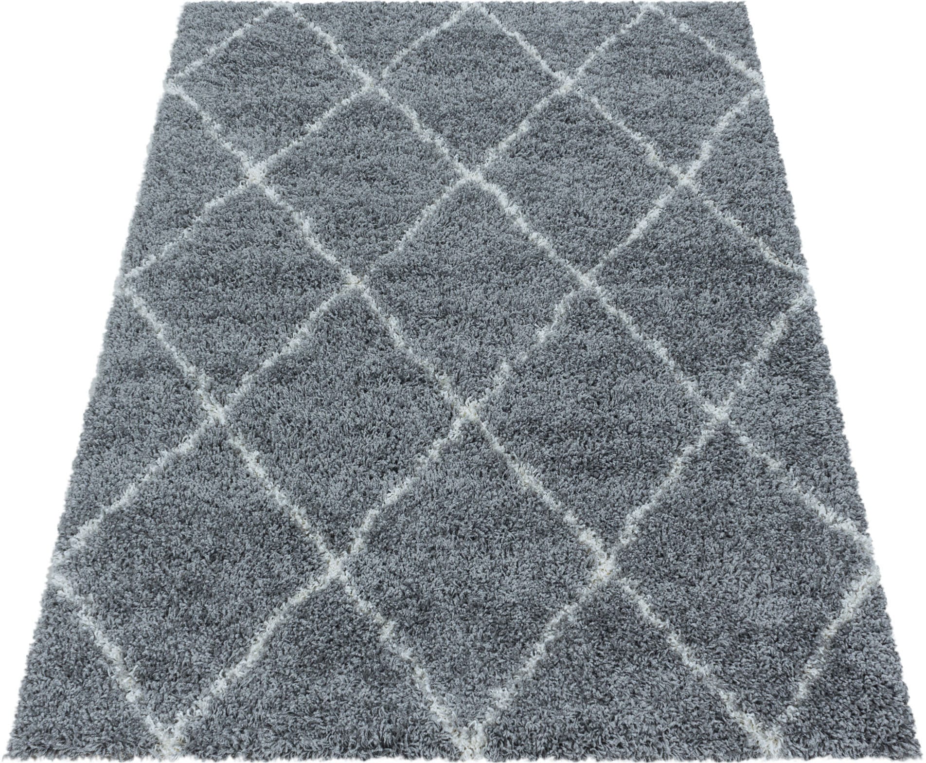 Ayyildiz Teppiche Hochflor-Teppich »ALVOR 3401«, rechteckig, 50 mm Höhe, Shaggy, Langflor, Läufer, pflegeleicht, Wohnzimmer