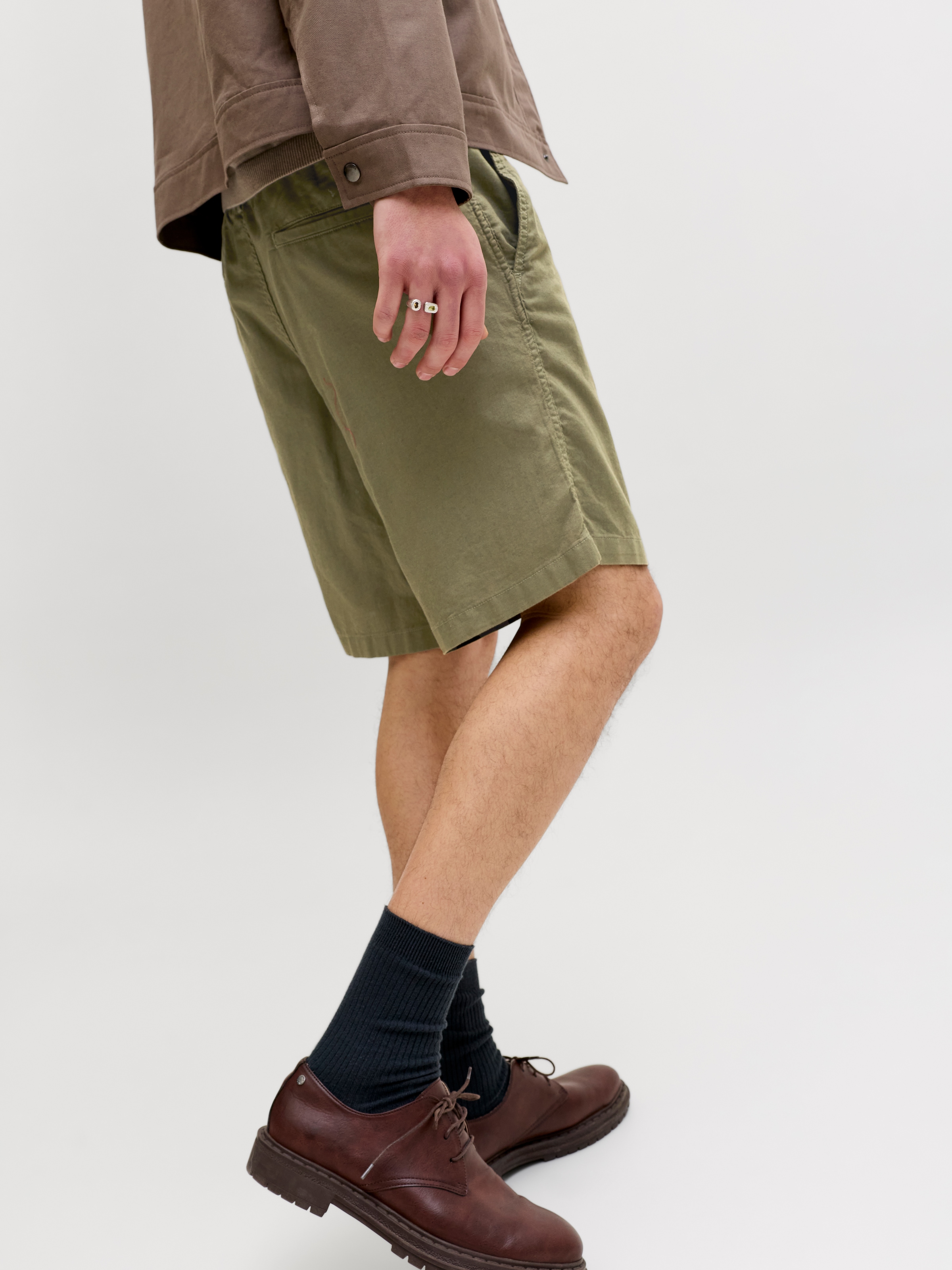 Jack & Jones Shorts »JPSTJAIDEN HYBRID BONDI JOG SHORT REG SN«  Baumwollmischung, locker geschnitten