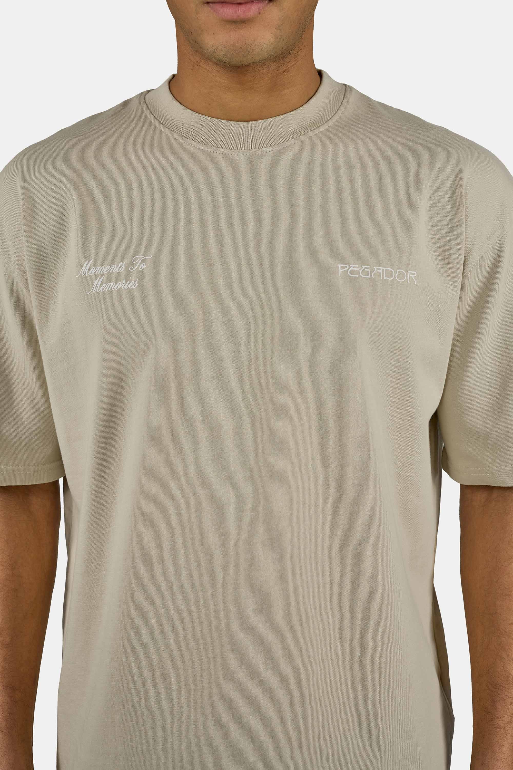 PEGADOR T-Shirt »Zernez Oversized Tee« Baumwolle, oversize